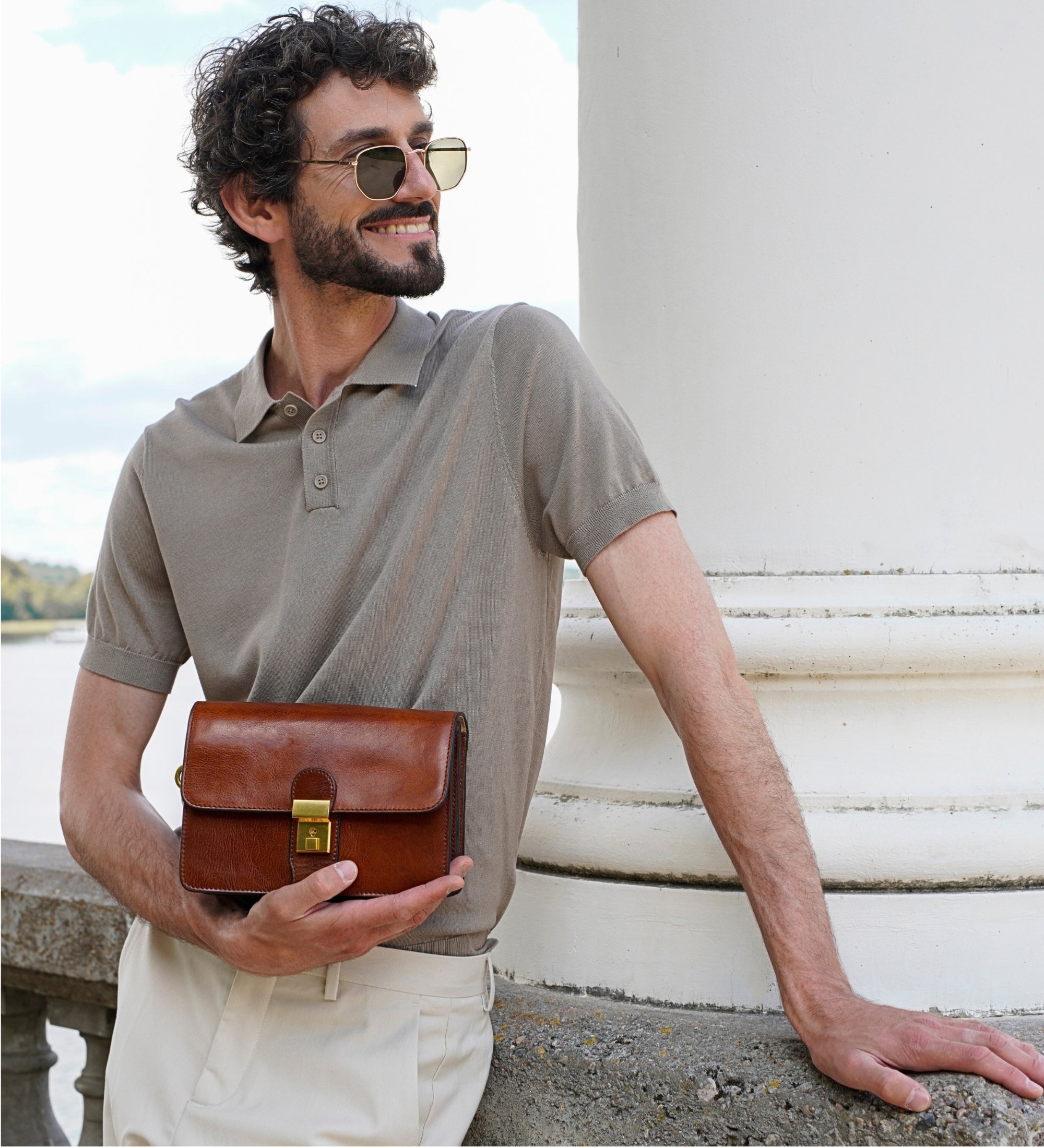 Pochette in pelle - The Maltese Falcon