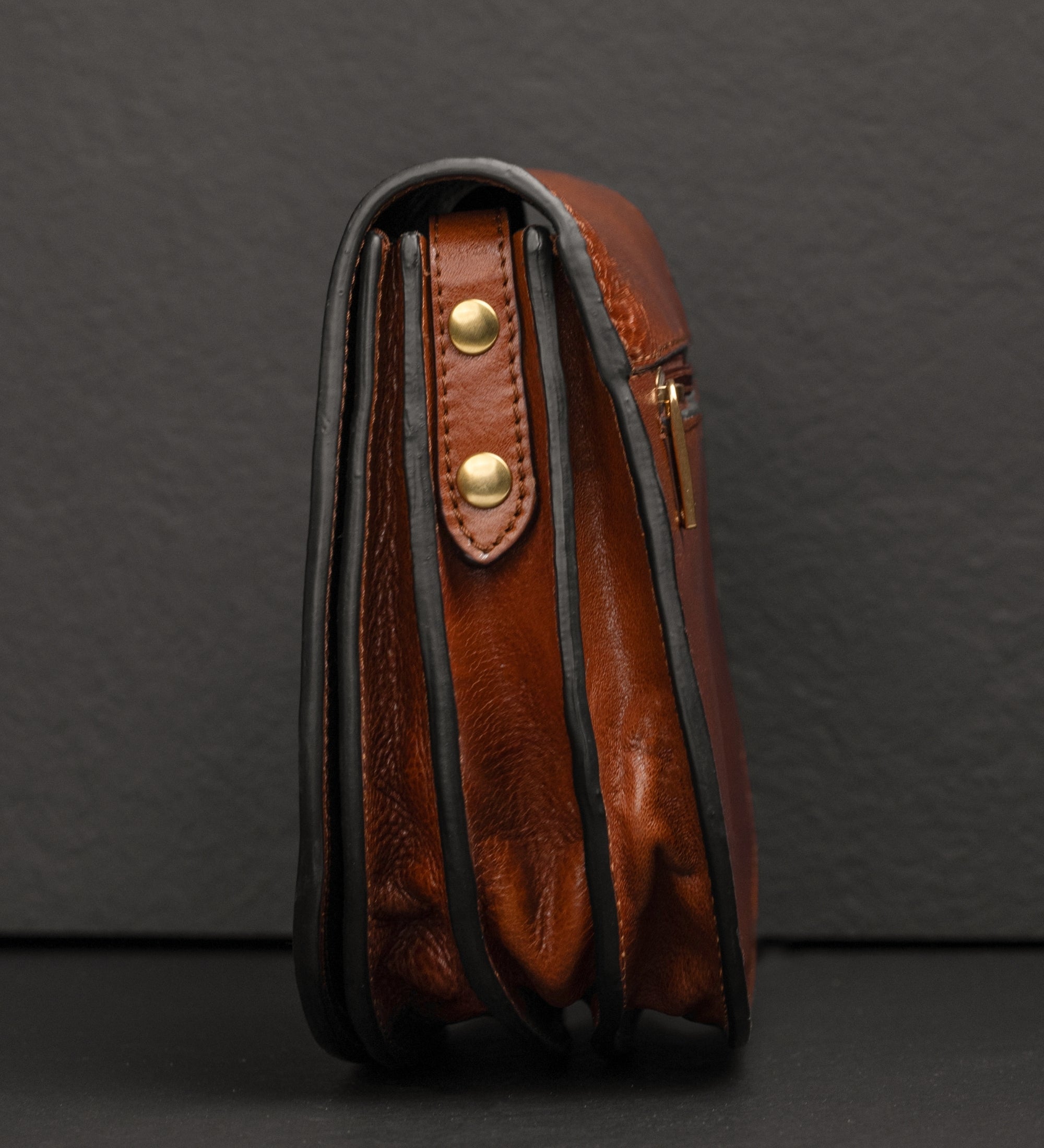 Borsa a tracolla in pelle modello saddle donna - Moonfleet