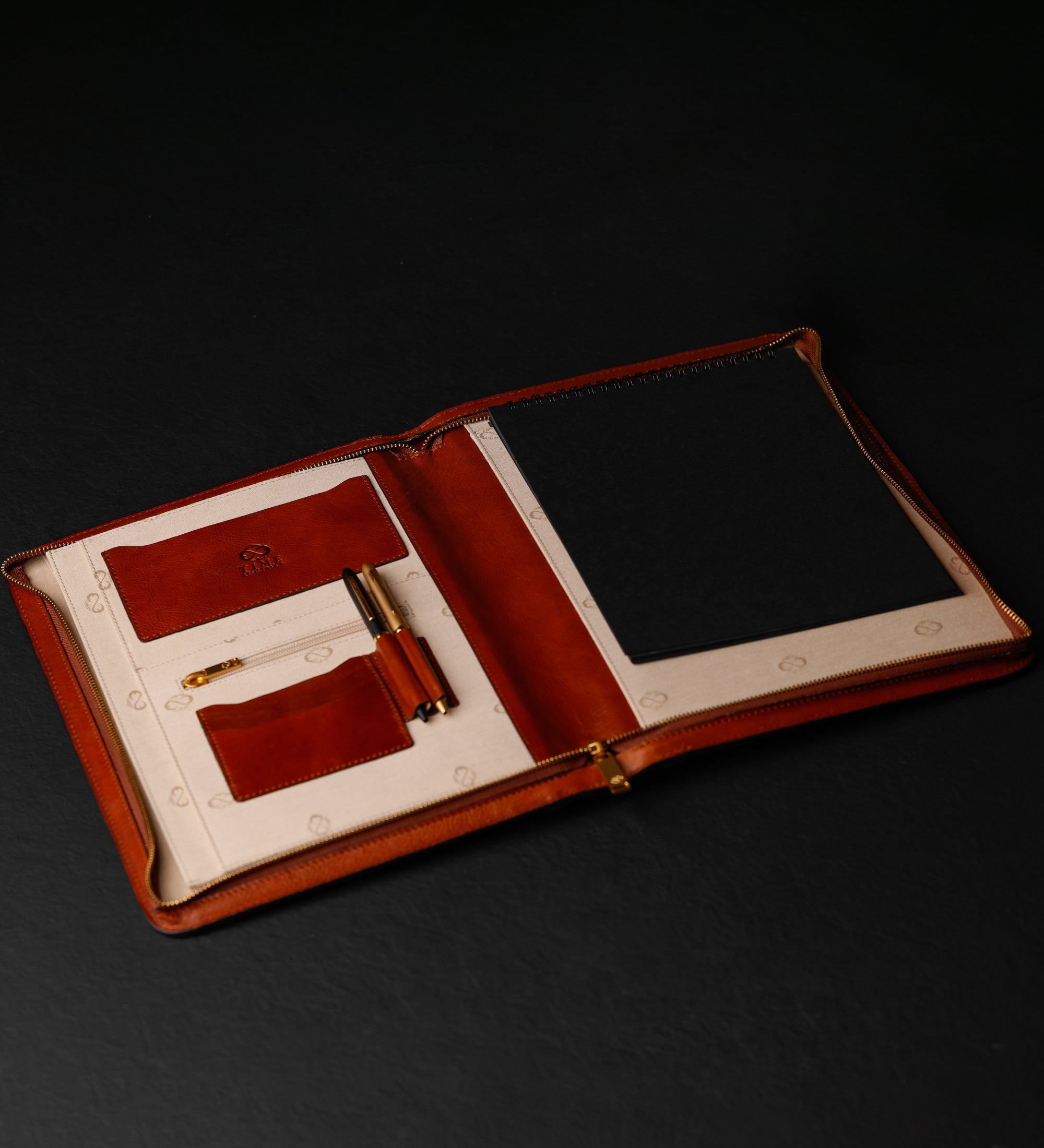 Portadocumenti organizer A4 in pelle - Candide