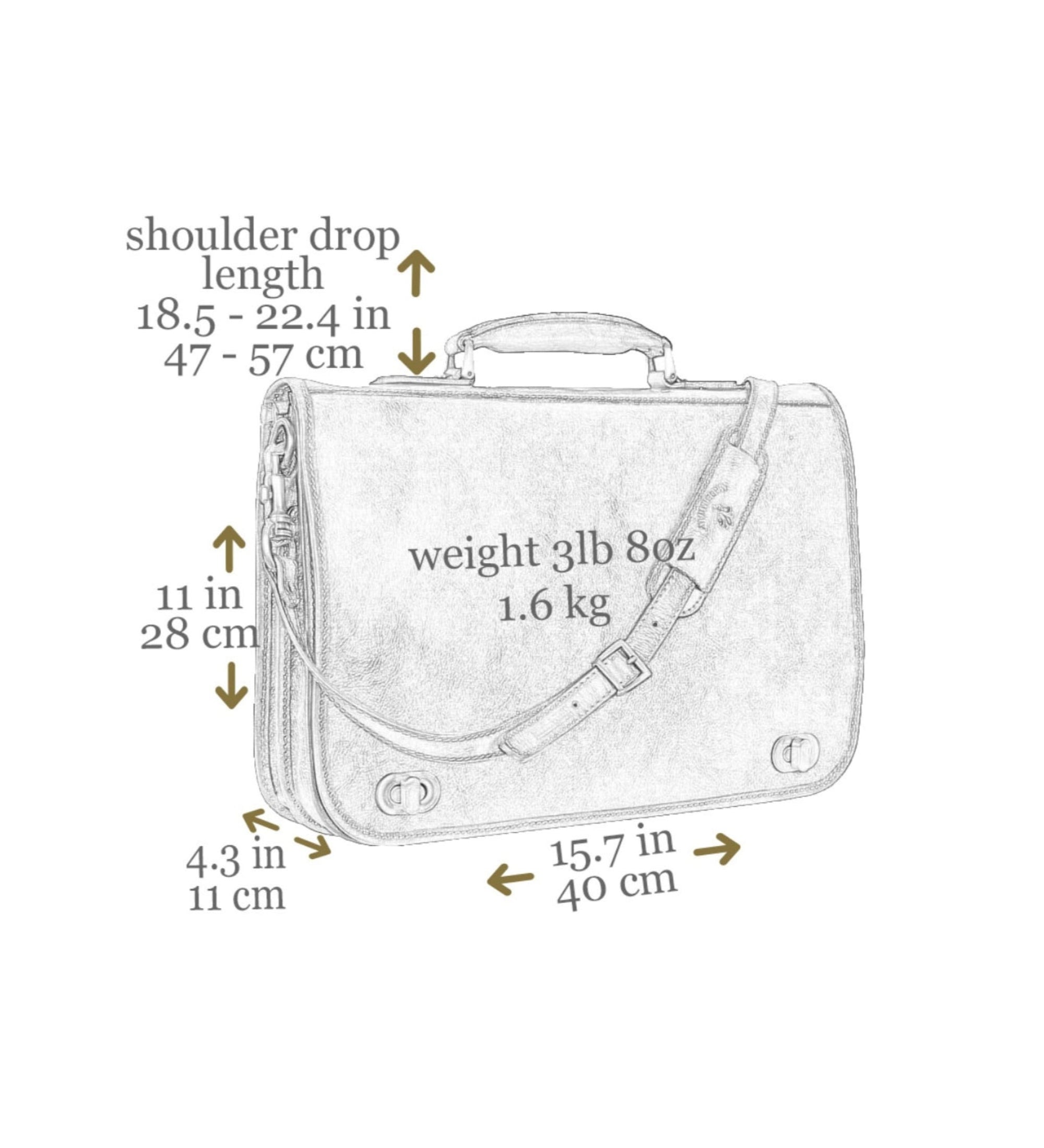 Cartella porta PC in pelle - Illusions