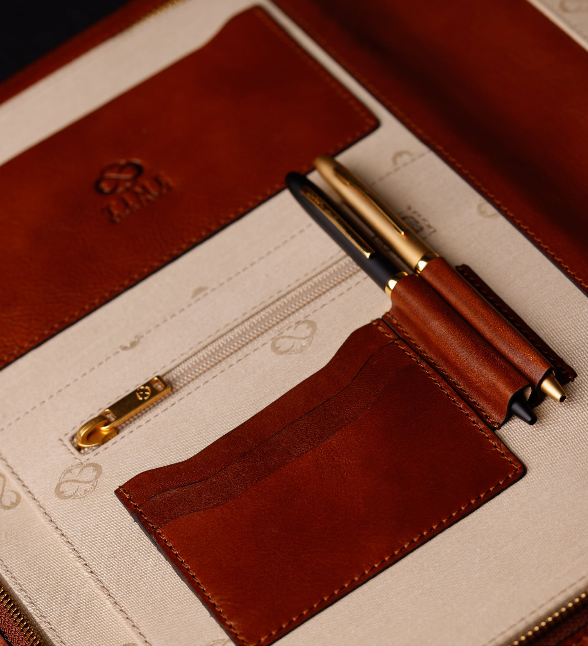 Portadocumenti organizer A4 in pelle - Candide