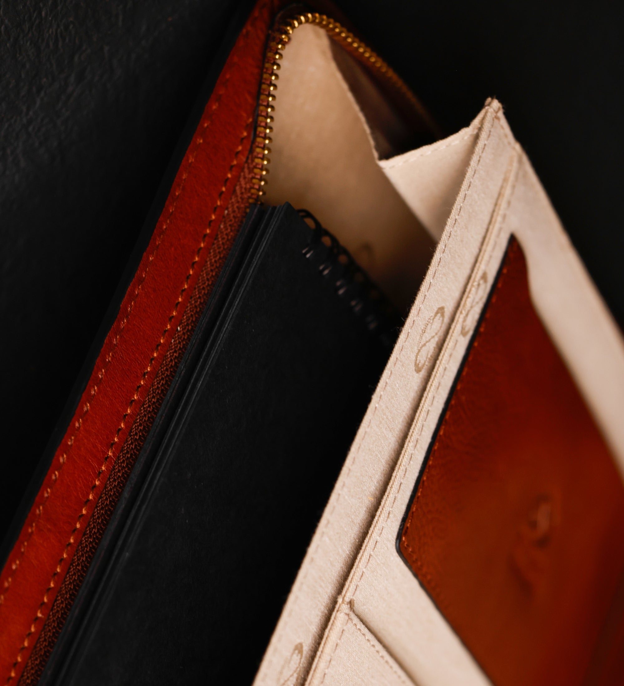 Portadocumenti organizer A4 in pelle - Candide