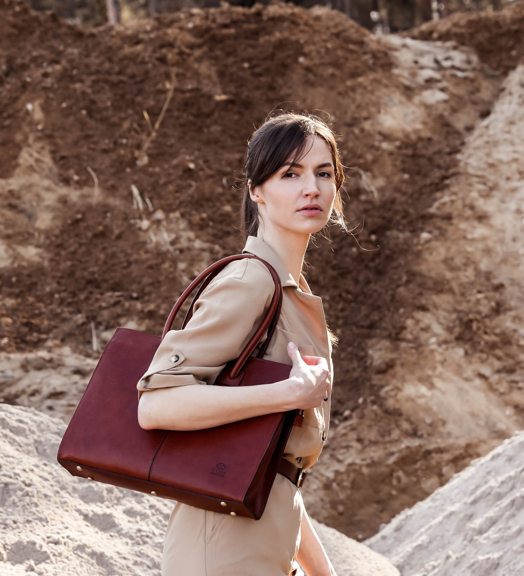 Borsa Tote a spalla in pelle donna - Anna Karenina