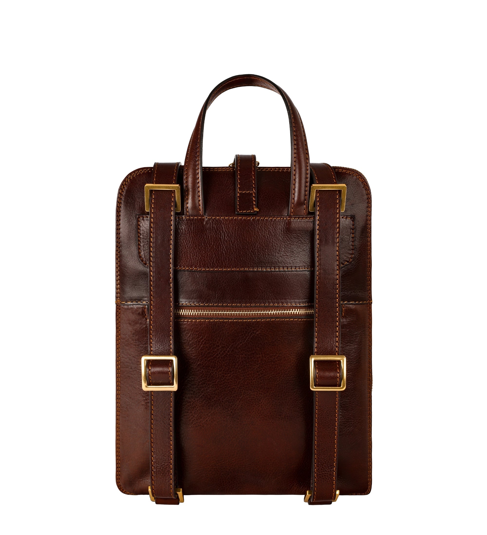 Zaino donna in pelle convertibile in borsa a spalla - Clarissa