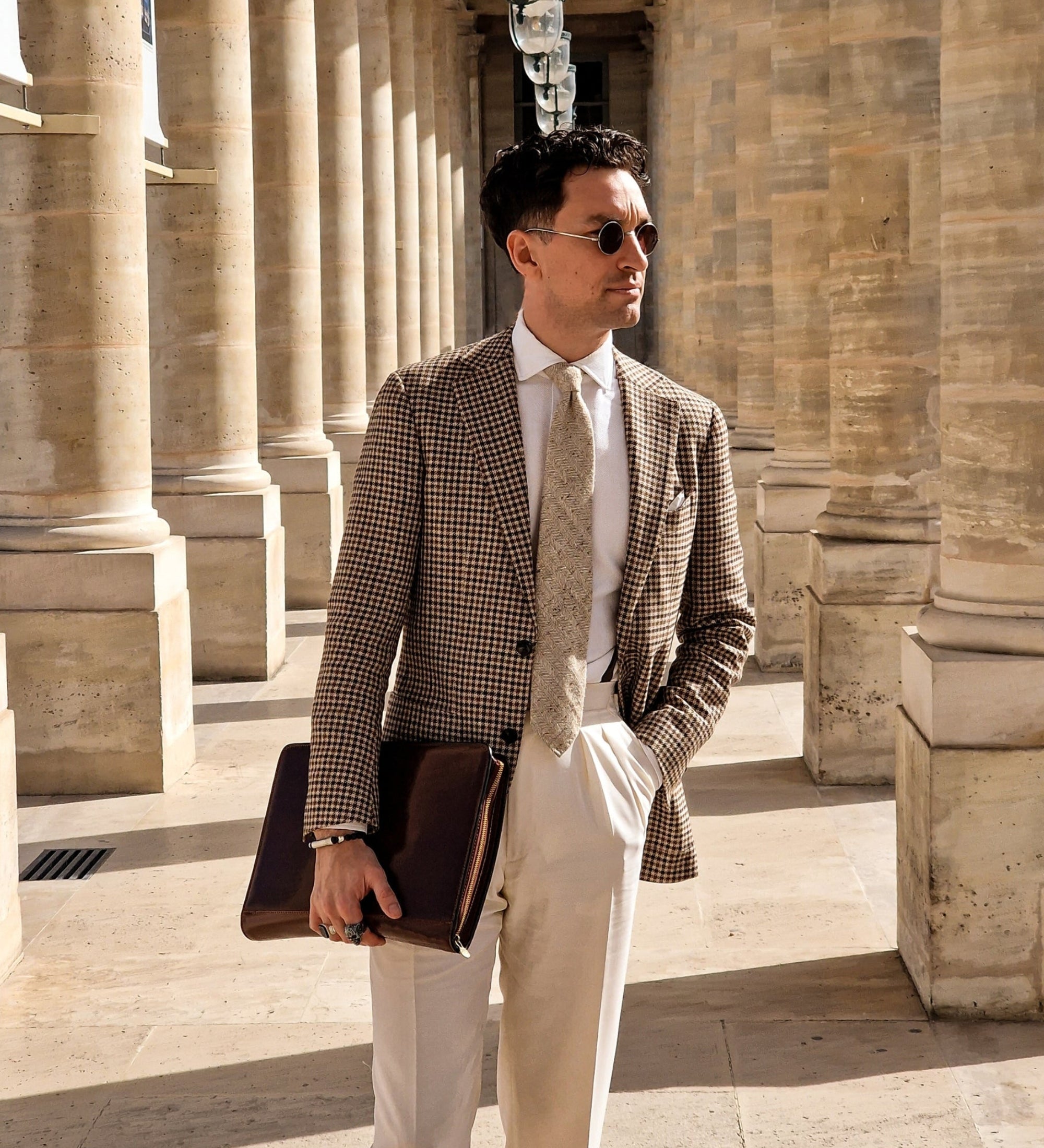 Portadocumenti organizer A4 in pelle - Candide