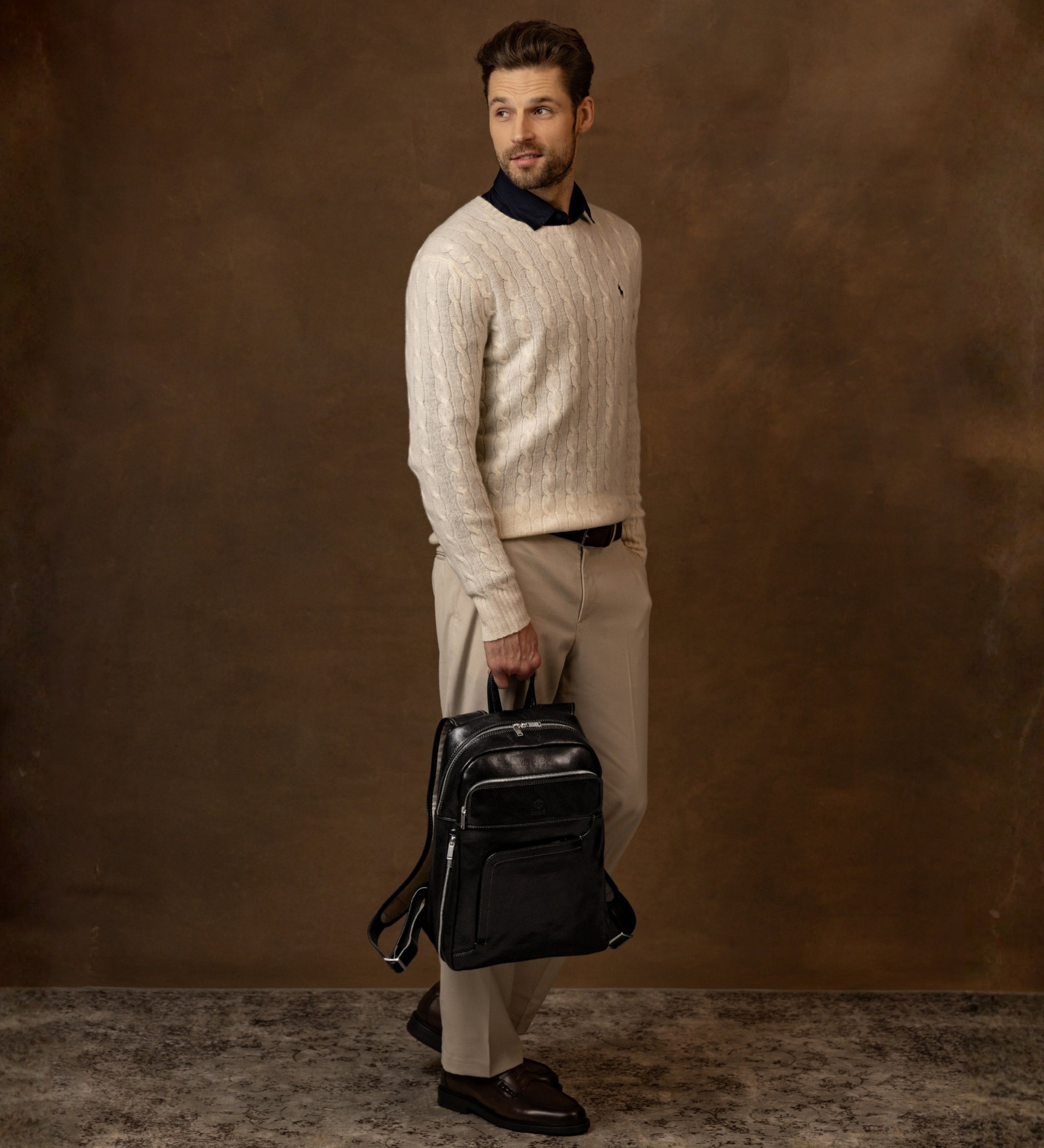 Zaino grande in pelle - L.A. Confidential