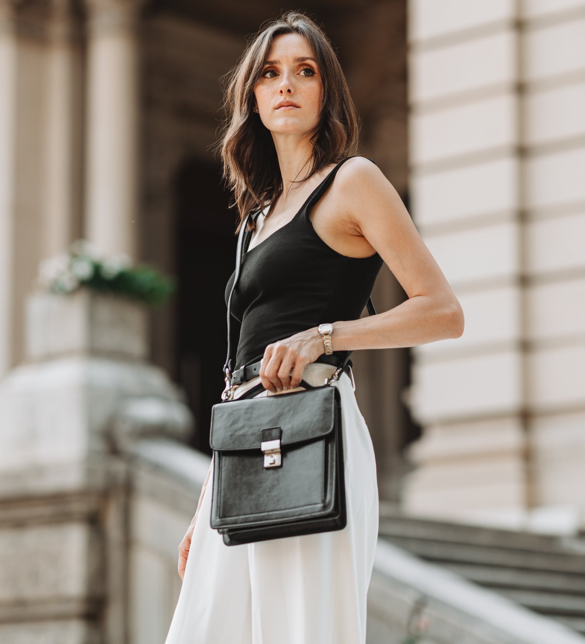 Cartella piccola in pelle donna - Walden