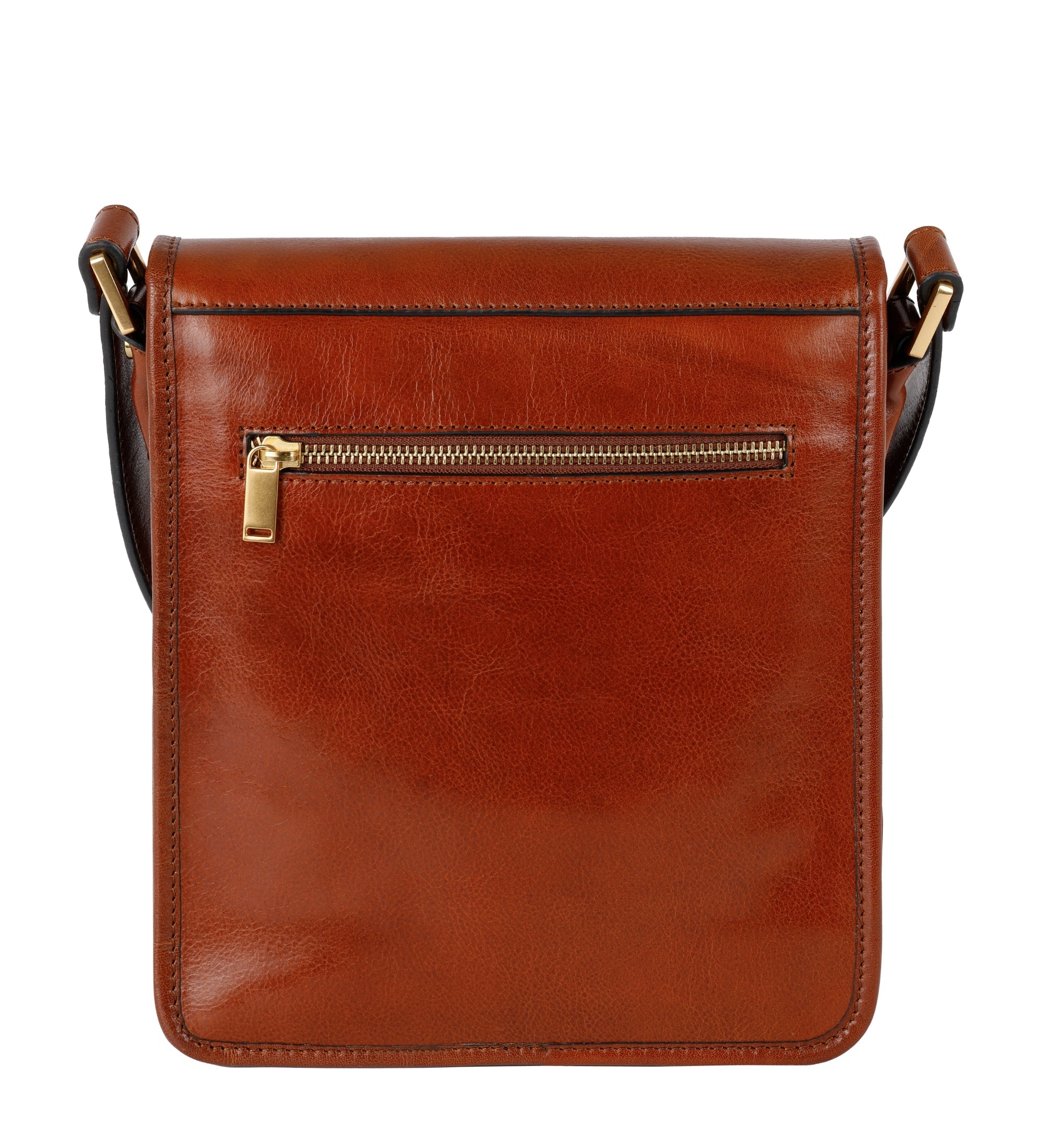 Borsa messenger piccola in pelle - On The Road