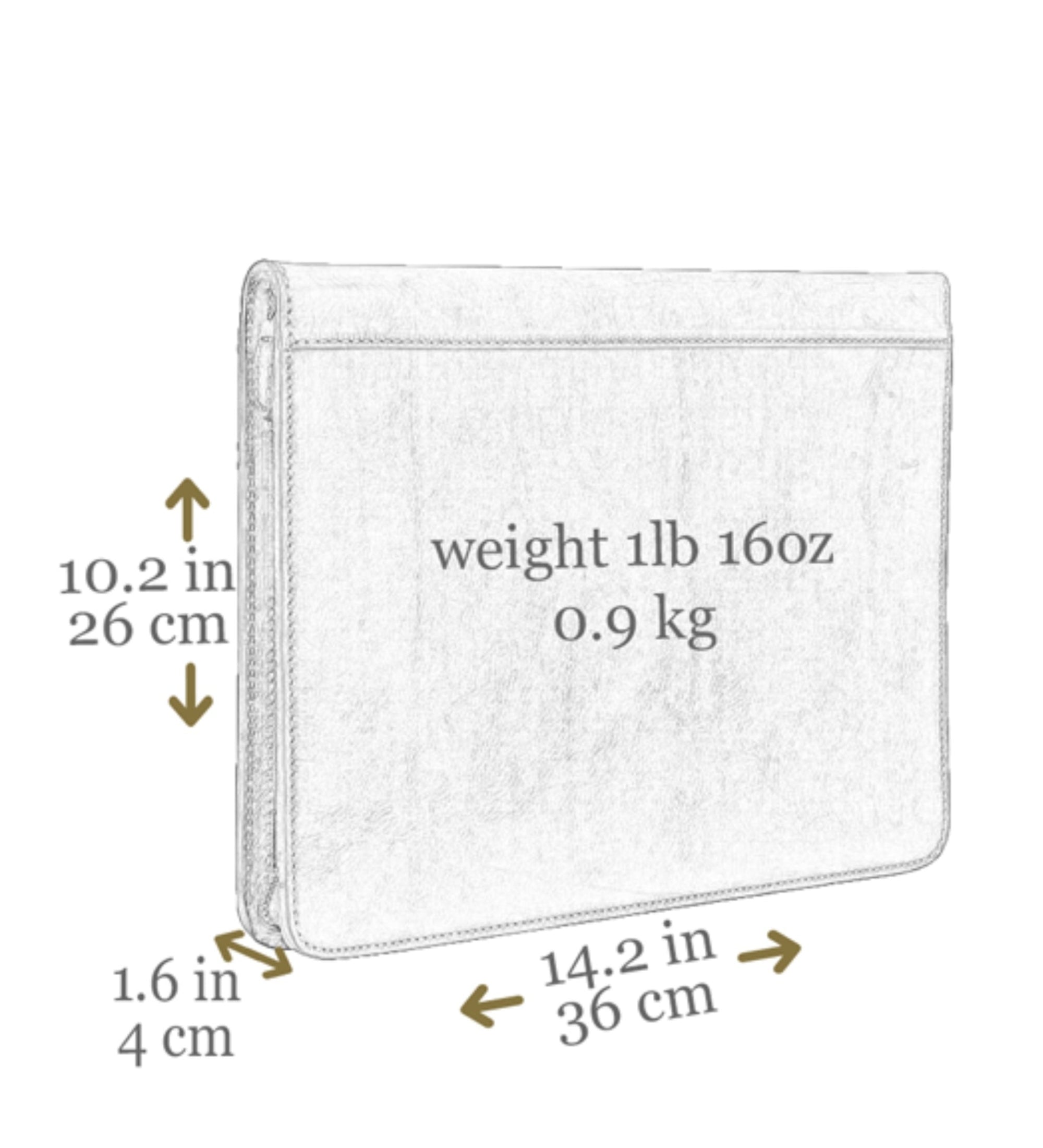 Portadocumenti organizer A4 in pelle - Candide