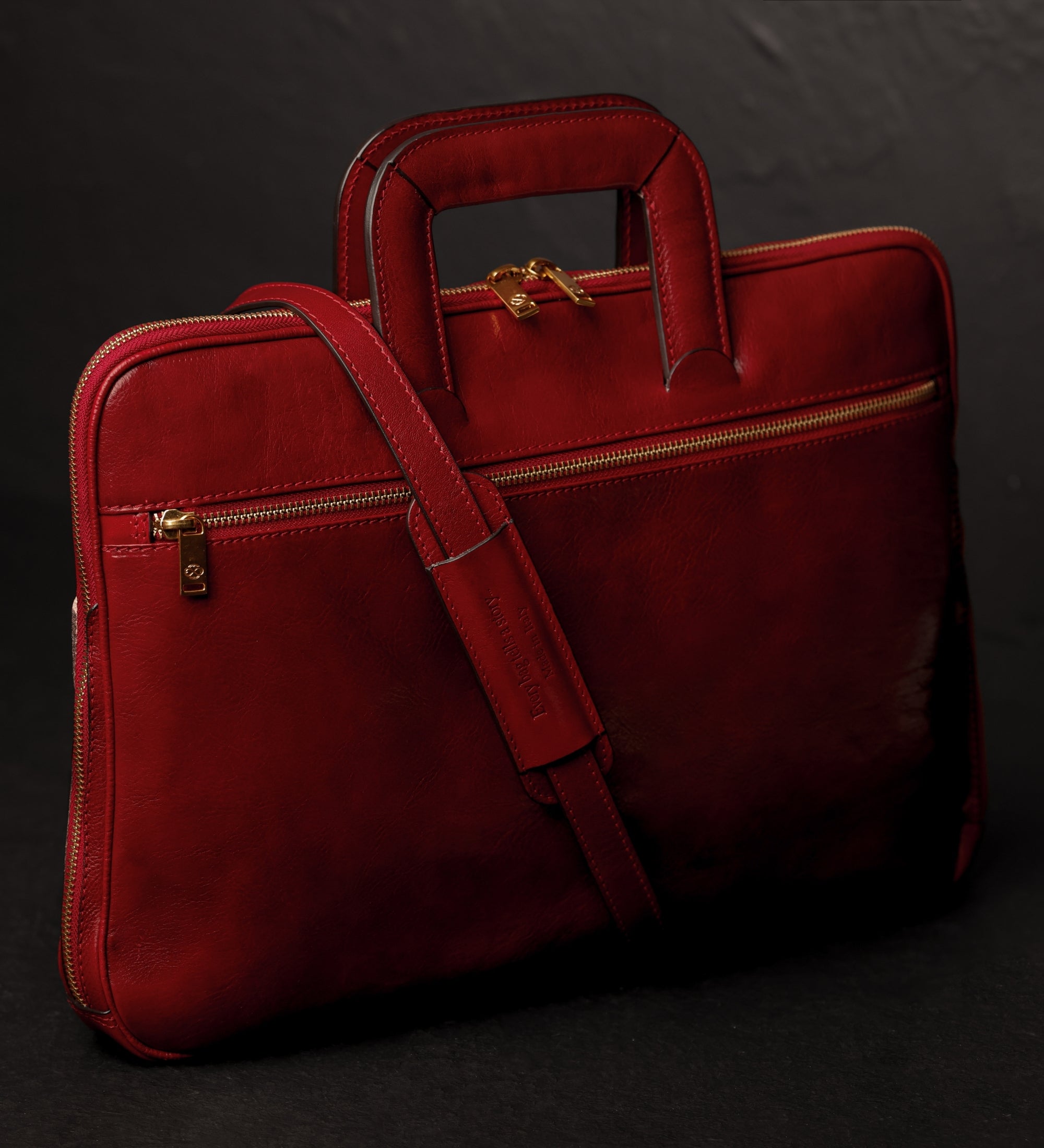 Cartella in pelle per PC donna - Brave New World