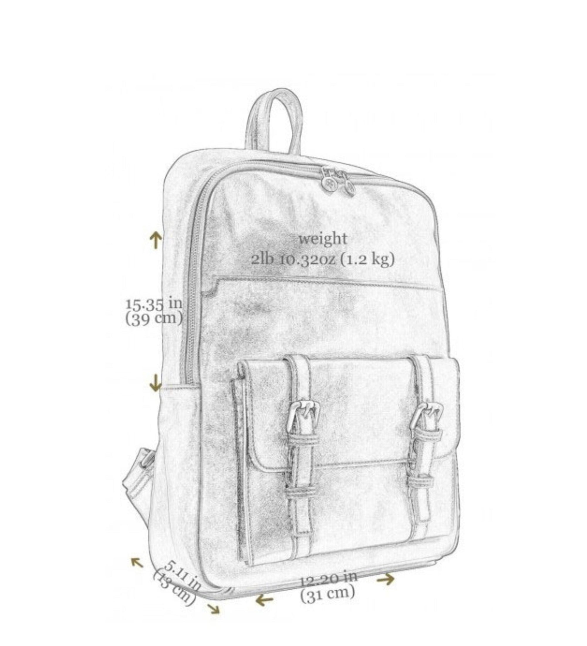 Zaino borsa da viaggio in pelle donna - The Divine Comedy