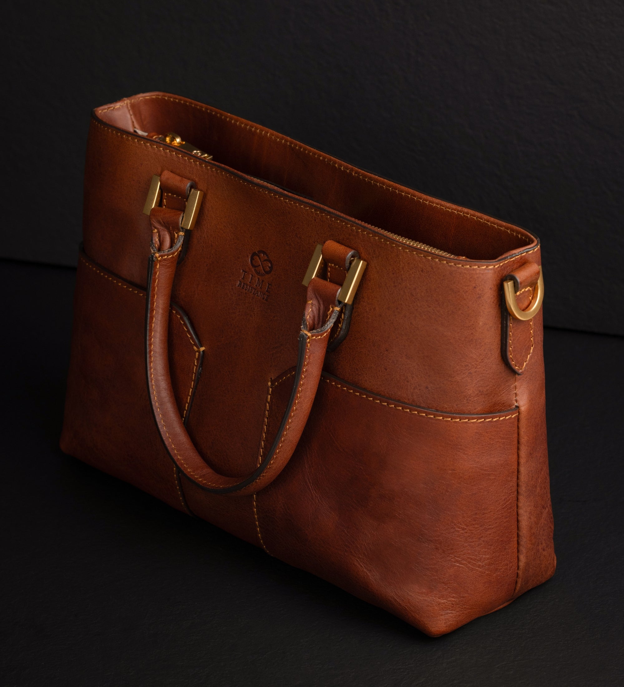 Borsa in pelle da donna a mano e a spalla - Camilla