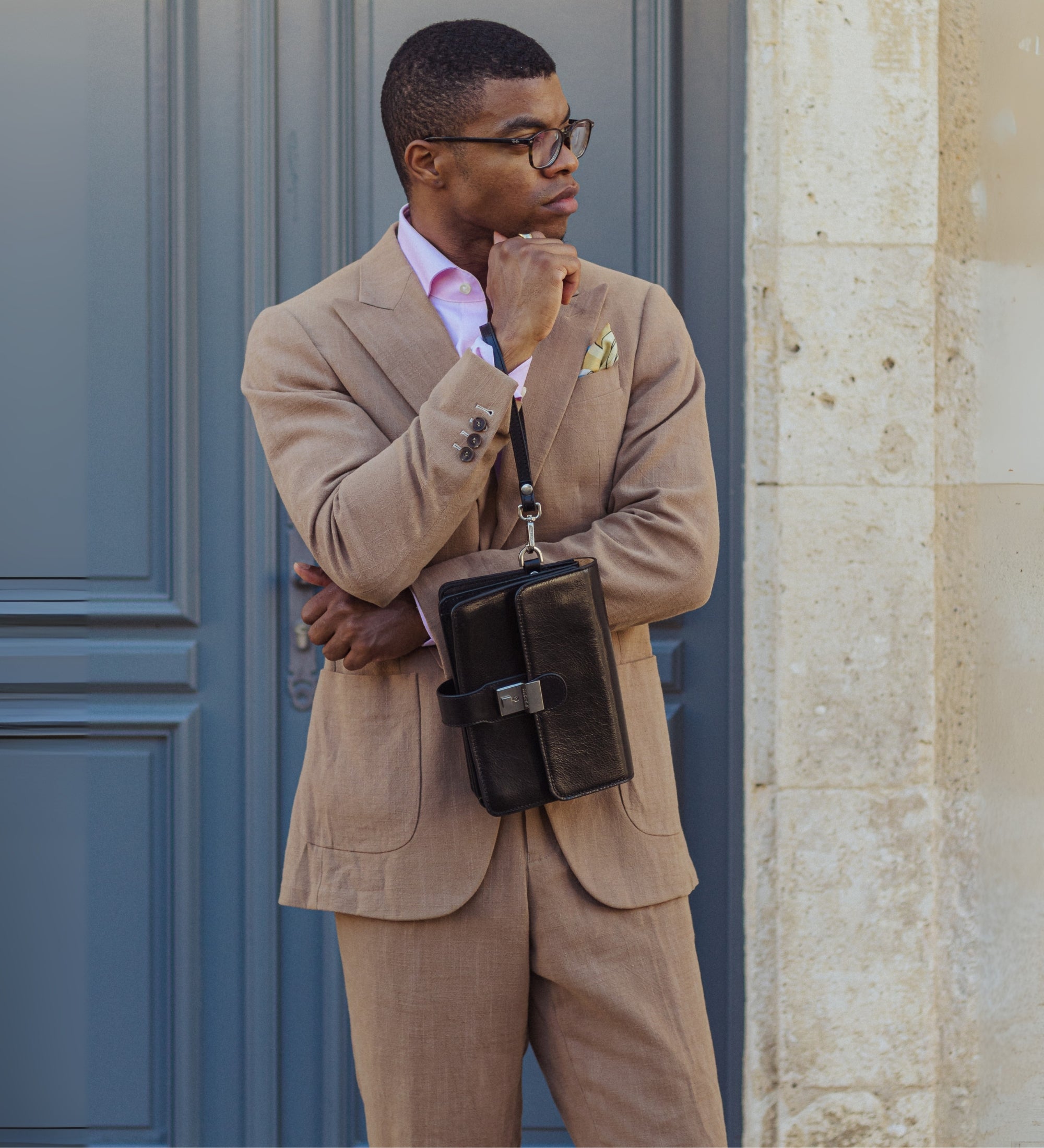 Pochette in pelle - The Maltese Falcon