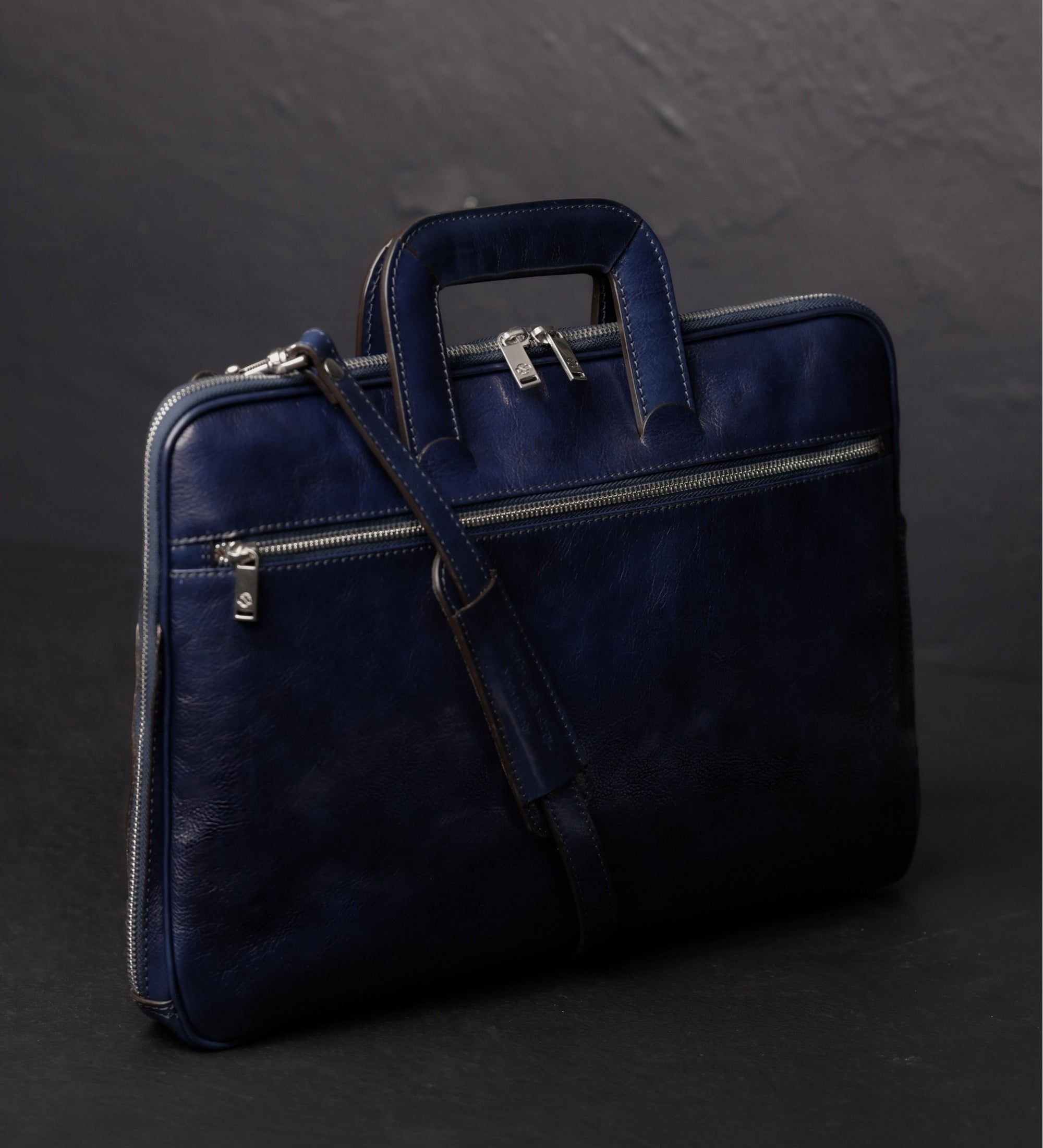 Cartella porta PC in pelle - Brave New World