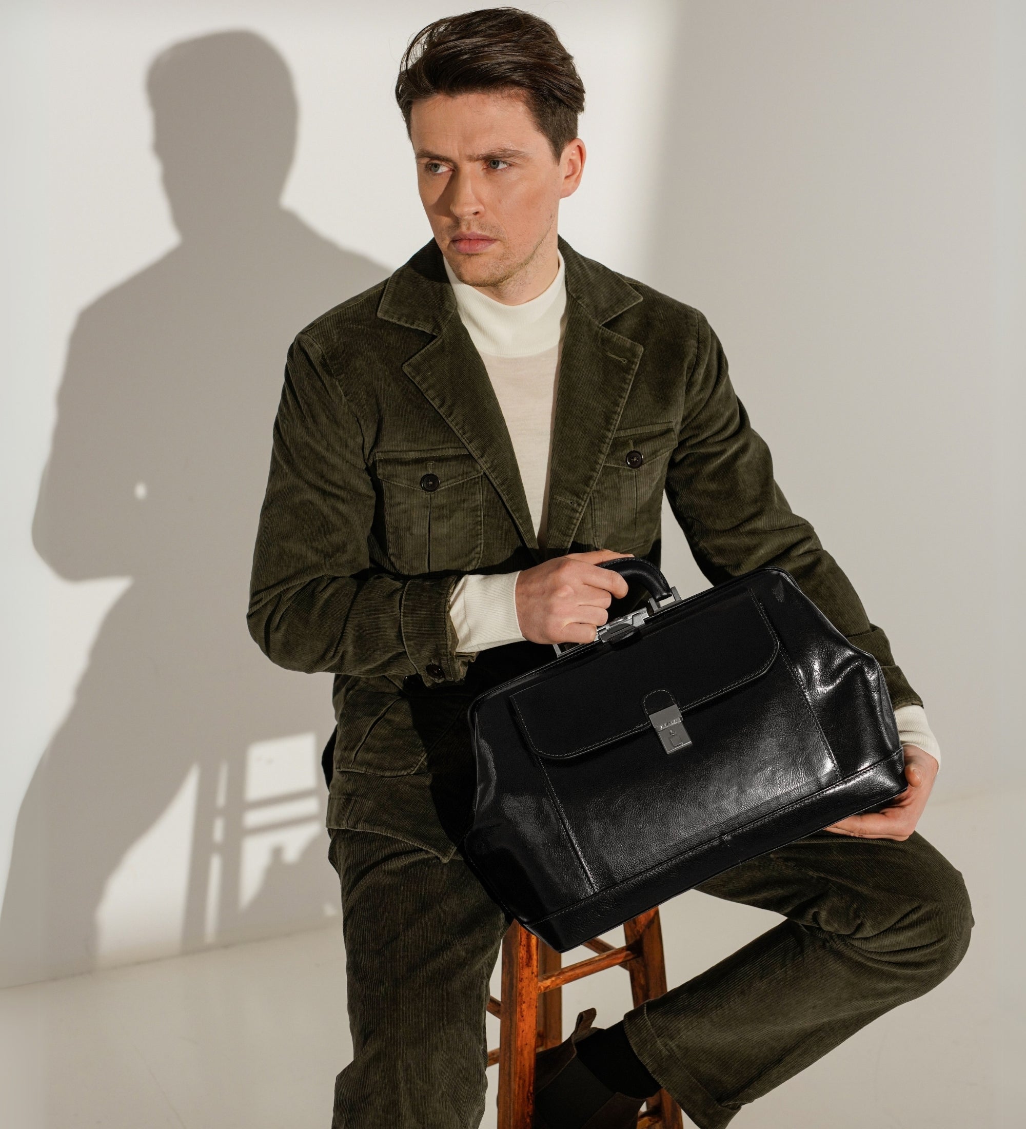 Borsa da medico grande in pelle Italiana - Hamlet