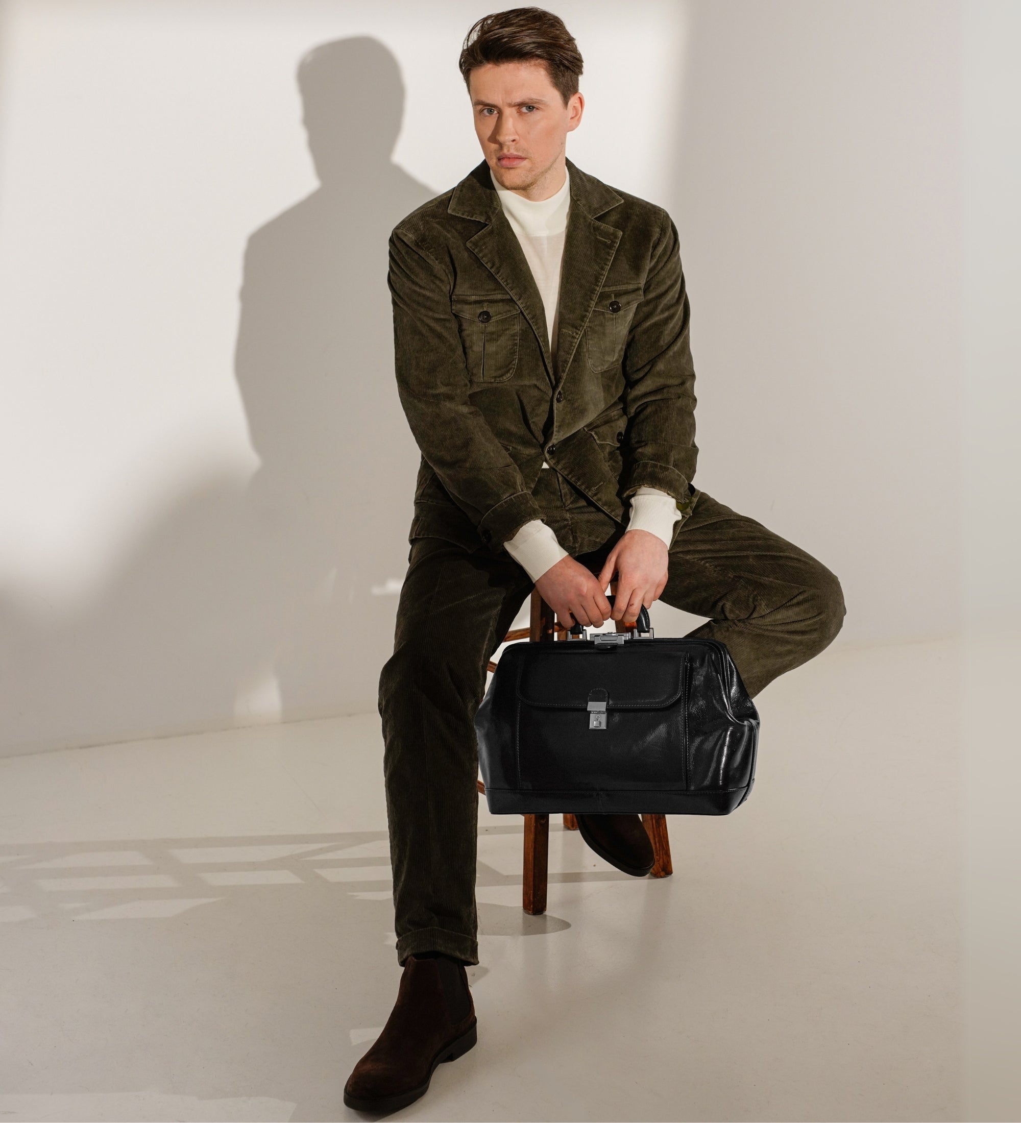 Borsa da medico grande in pelle Italiana - Hamlet