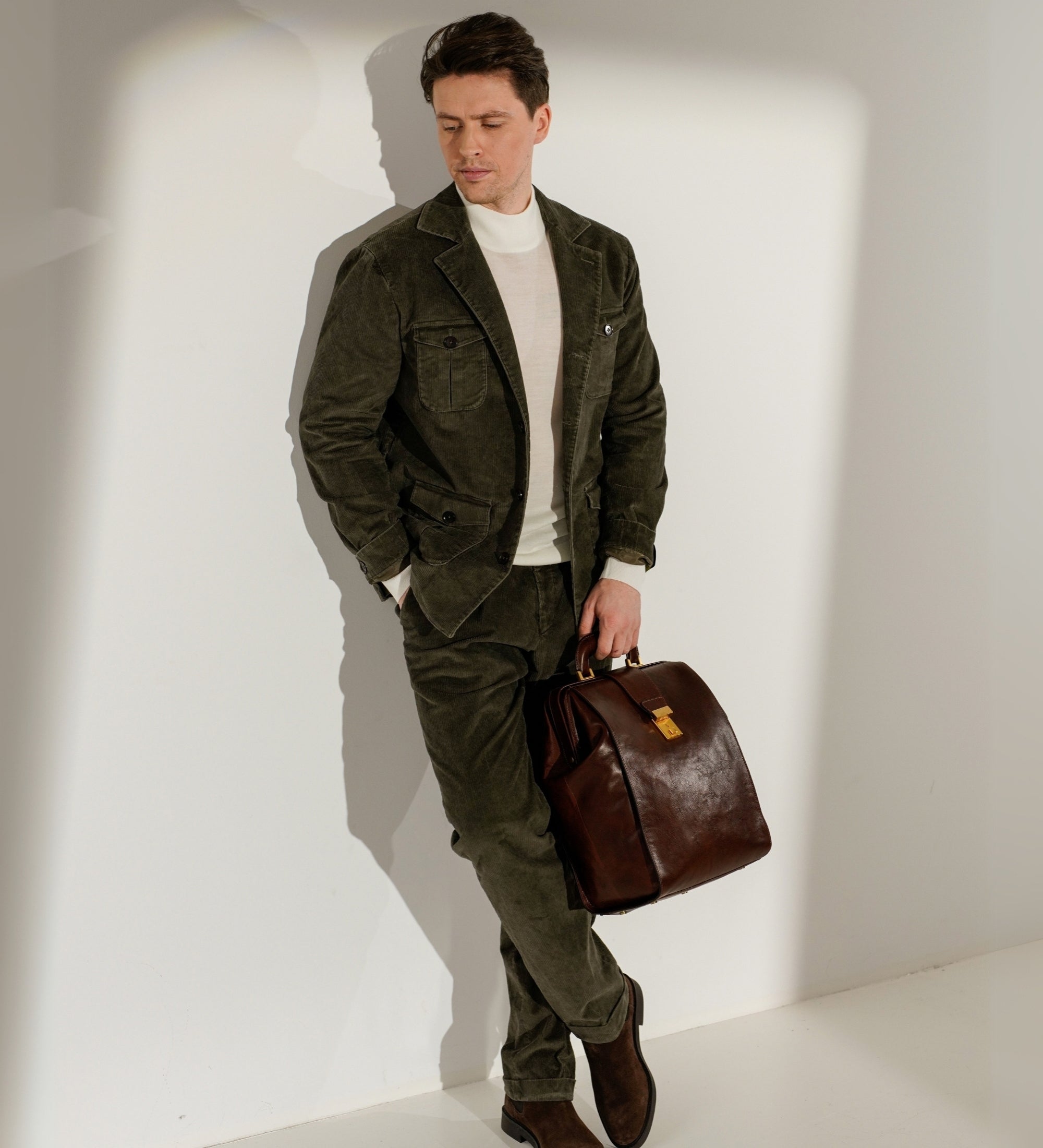 Zaino in pelle - A Brief Story of Time
