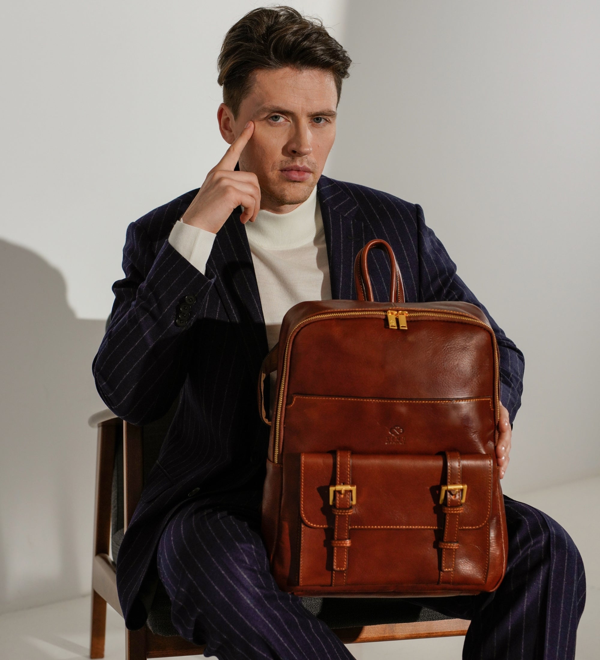 Zaino grande in pelle uomo - The Divine Comedy