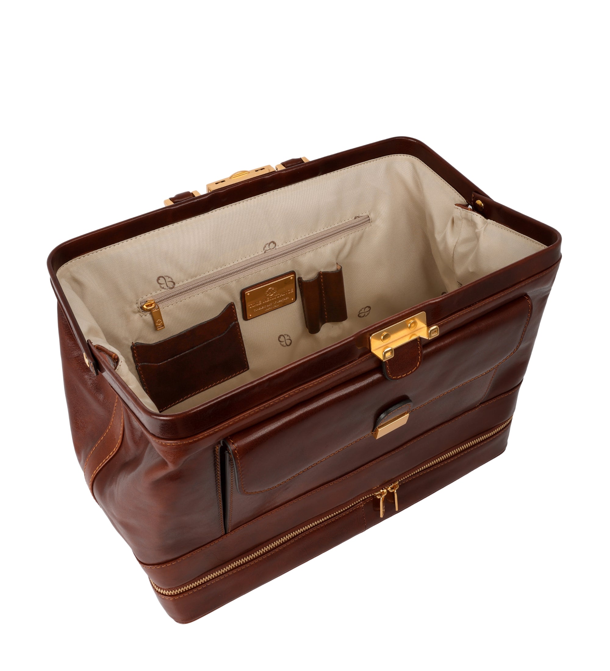 Borsa da medico grande in pelle Italiana donna - The Master and Margarita