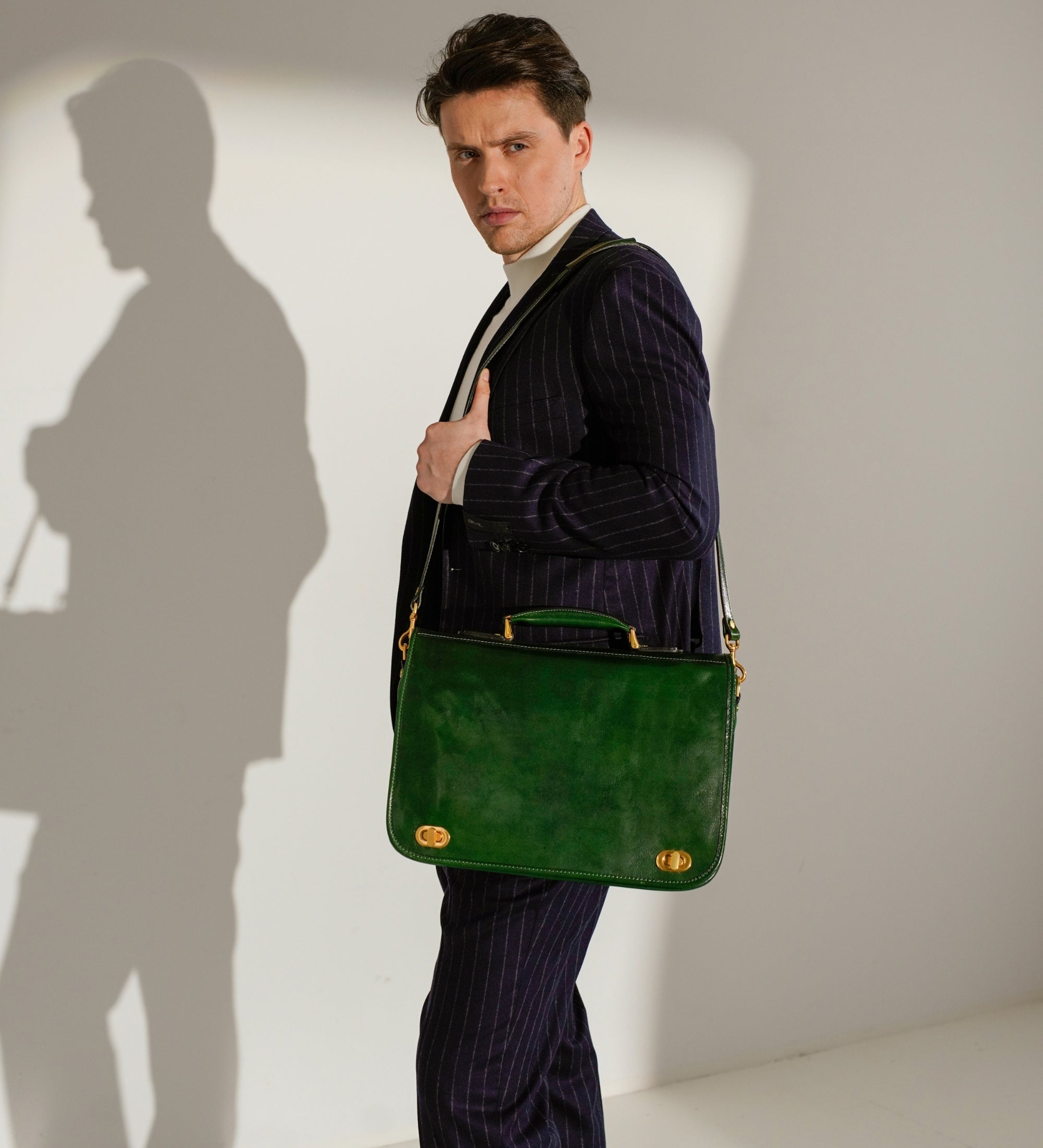 Cartella porta PC in pelle - Illusions