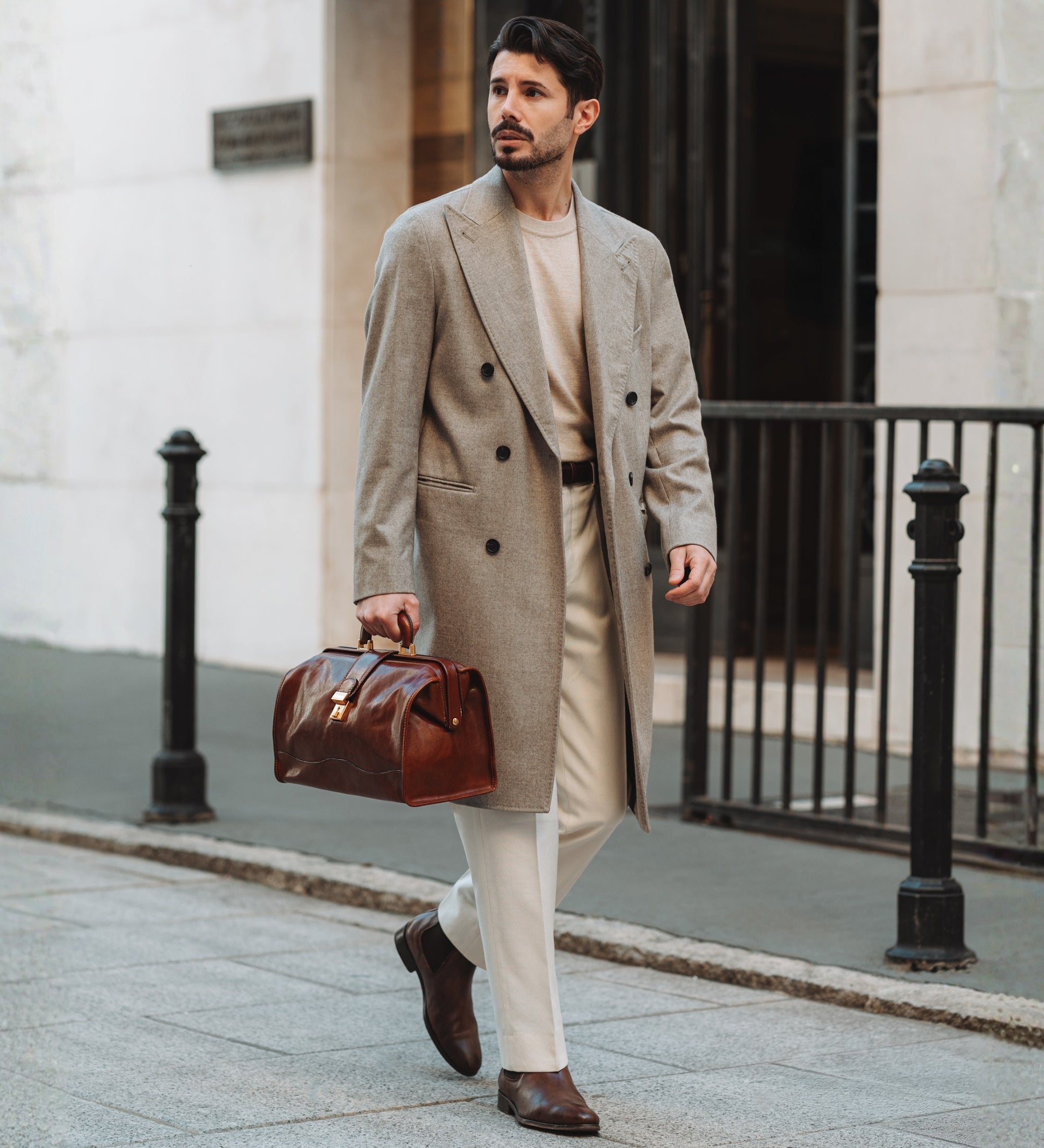 Borsa da medico piccola in pelle - David Copperfield