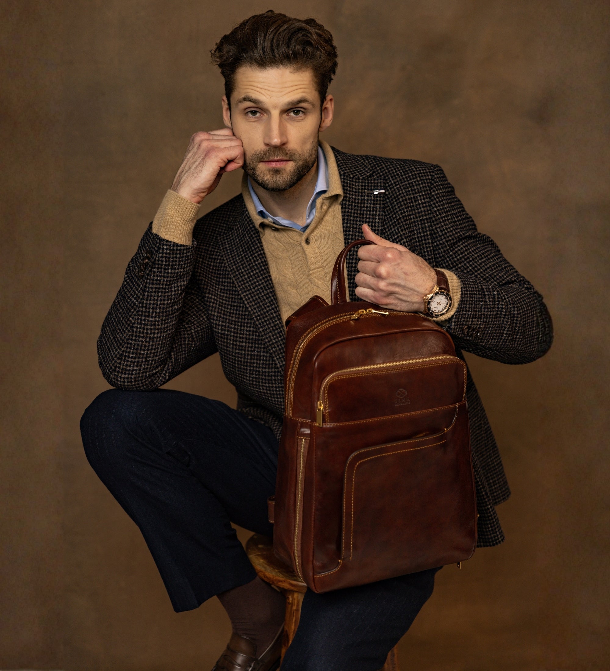 Zaino grande in pelle - L.A. Confidential