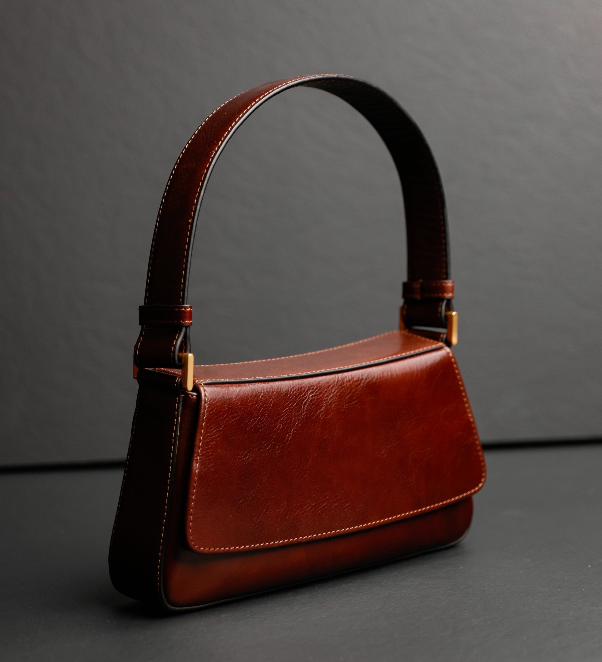 Borsa baguette in pelle donna - Bright Lights, Big City