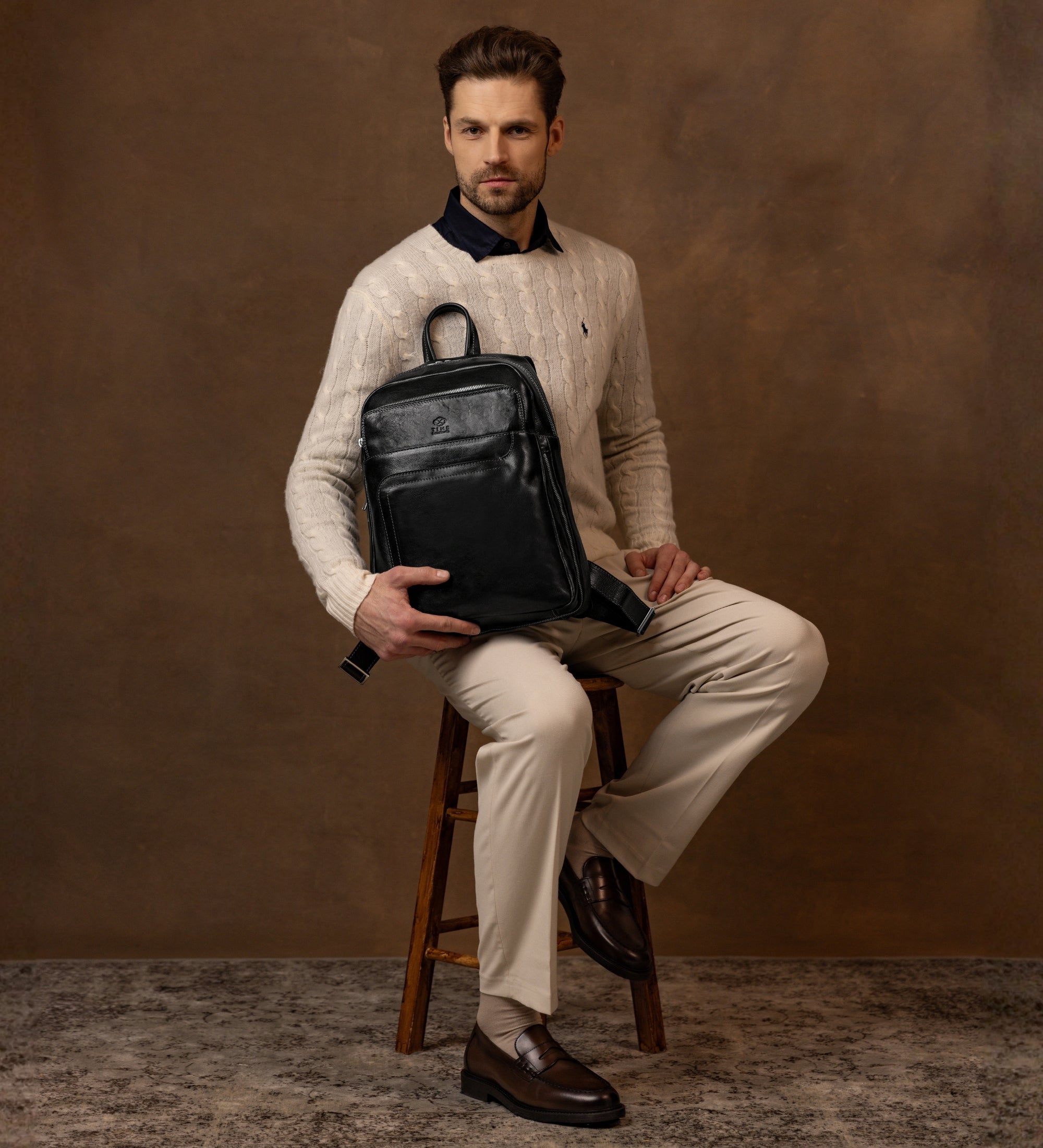 Zaino grande in pelle - L.A. Confidential