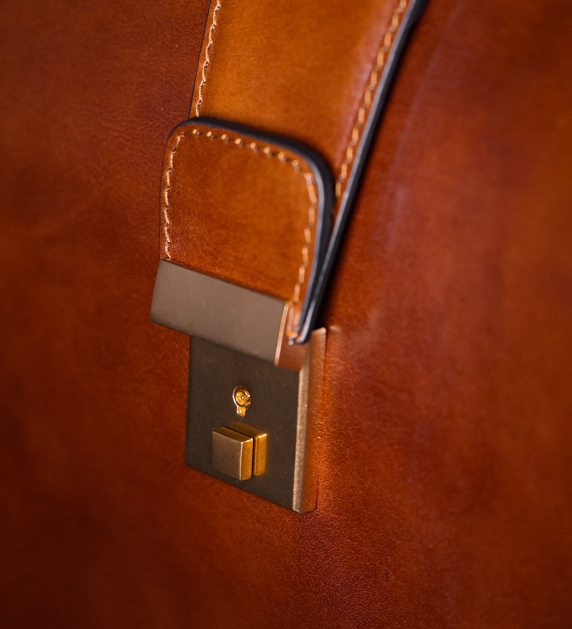 Cartella da lavoro grande in pelle - The Firm