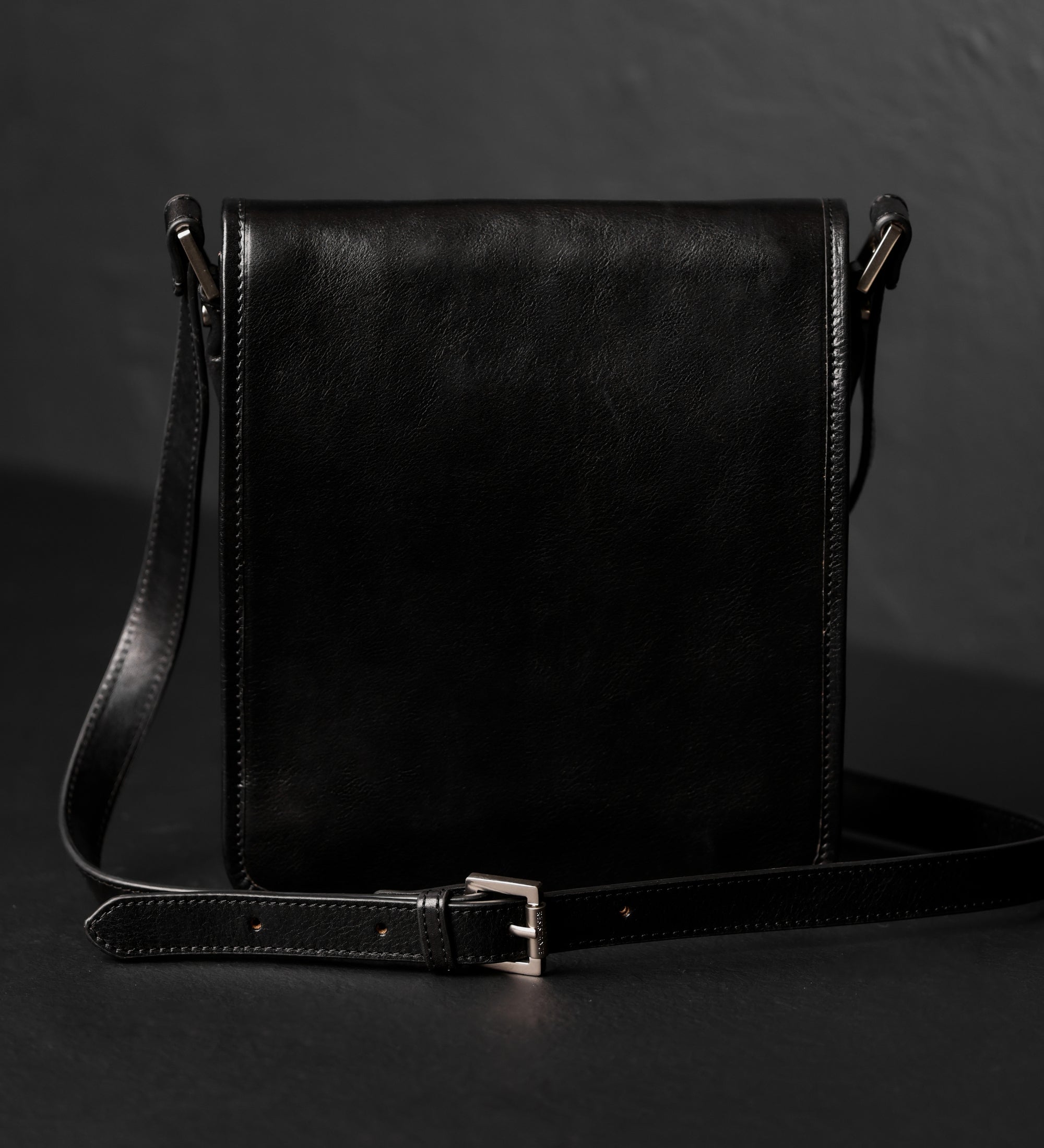 Borsa messenger piccola in pelle - On The Road