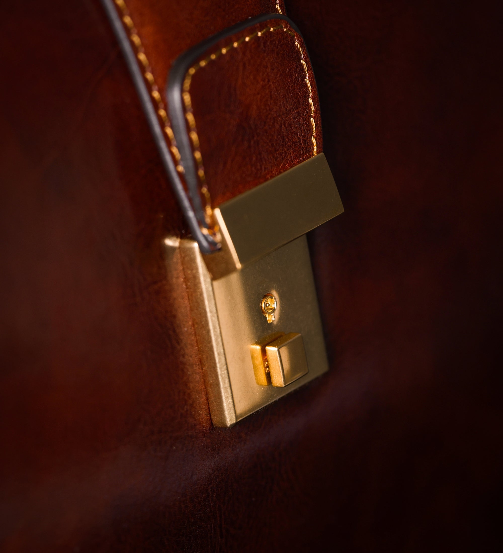 Cartella da lavoro grande in pelle - The Firm