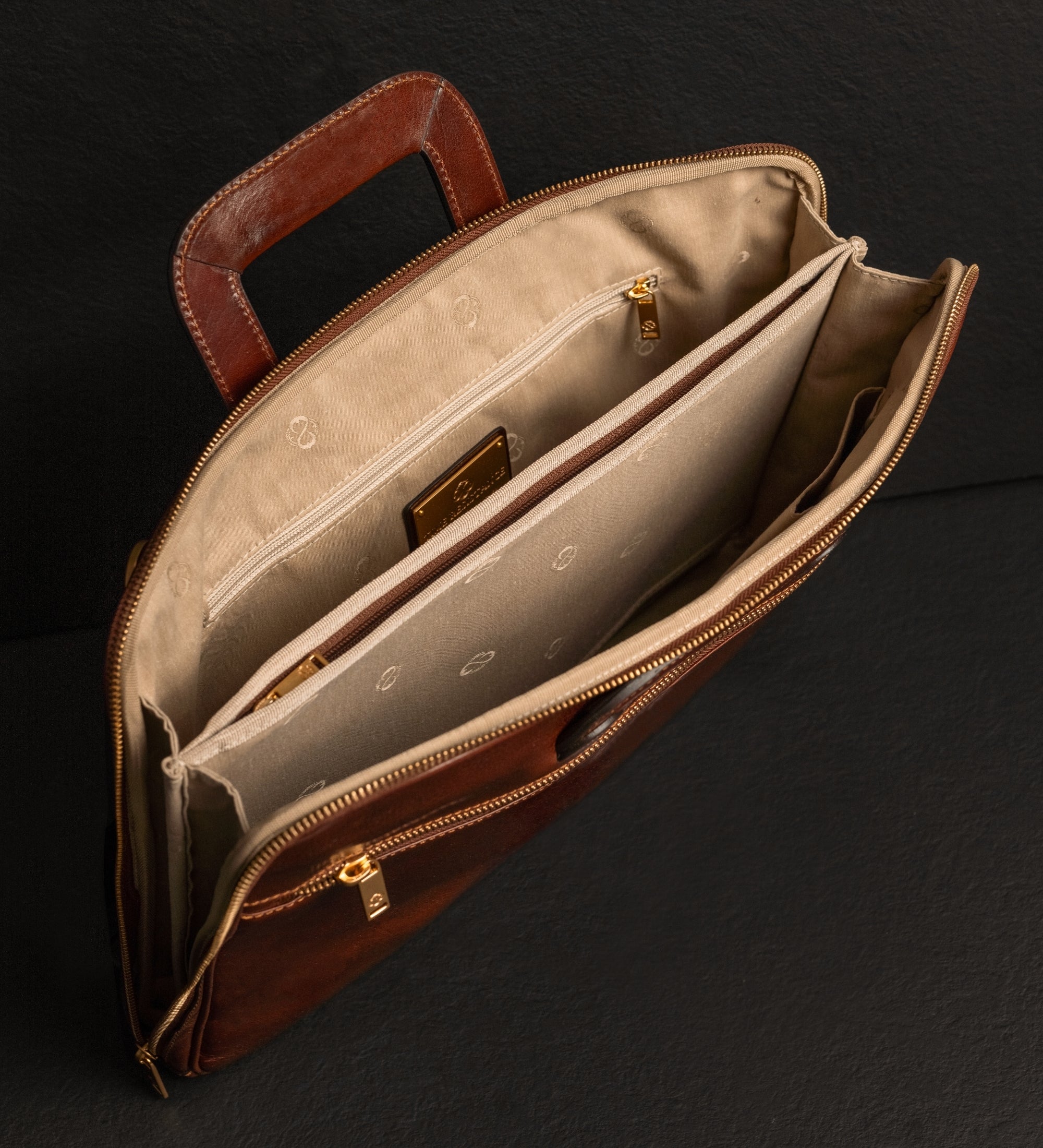 Cartella porta PC in pelle - Brave New World