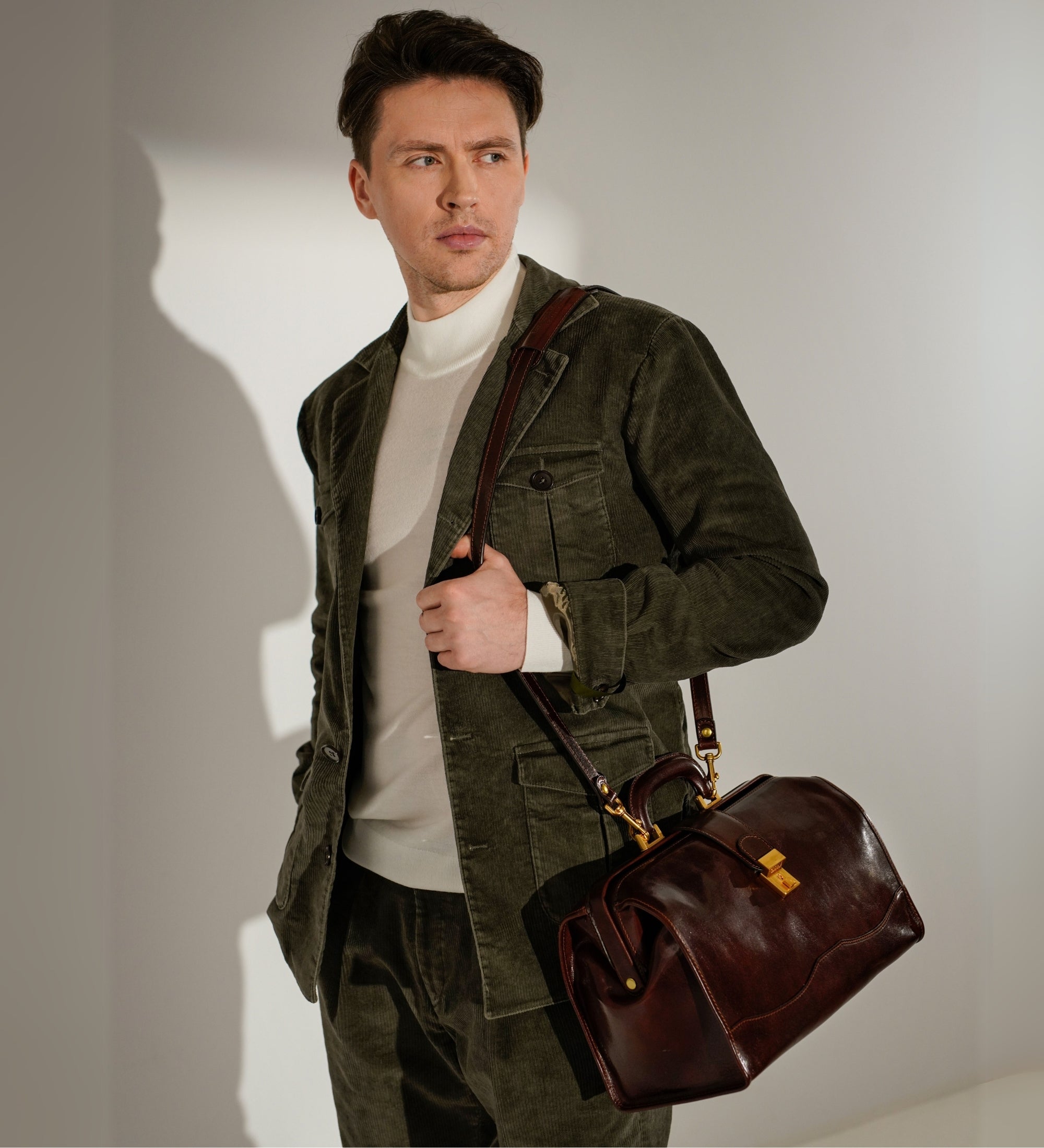 Borsa da medico piccola in pelle - David Copperfield