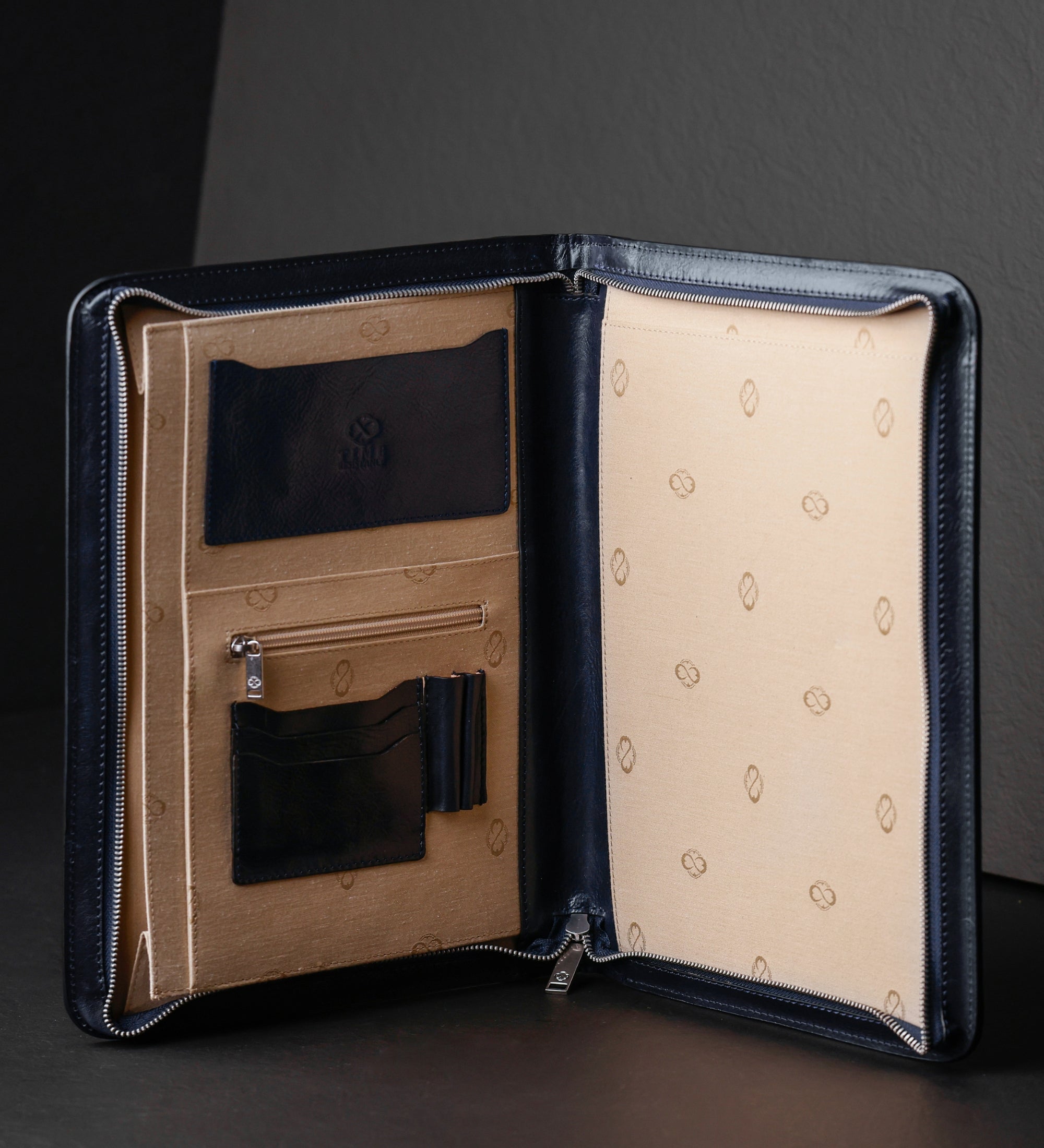 Portadocumenti organizer A4 in pelle - Candide