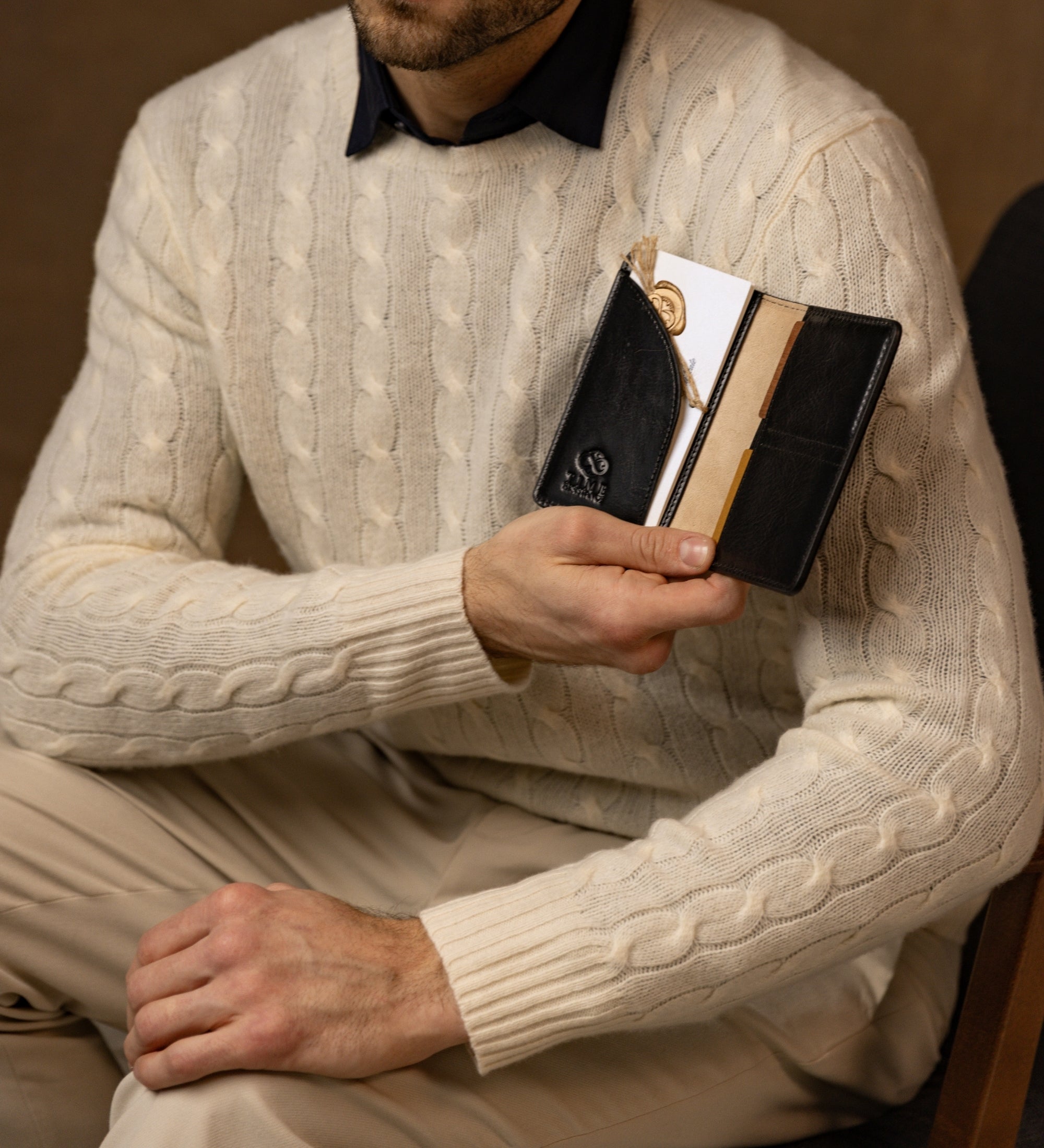 Porta passaporto piccolo in pelle - Gulliver's Travels