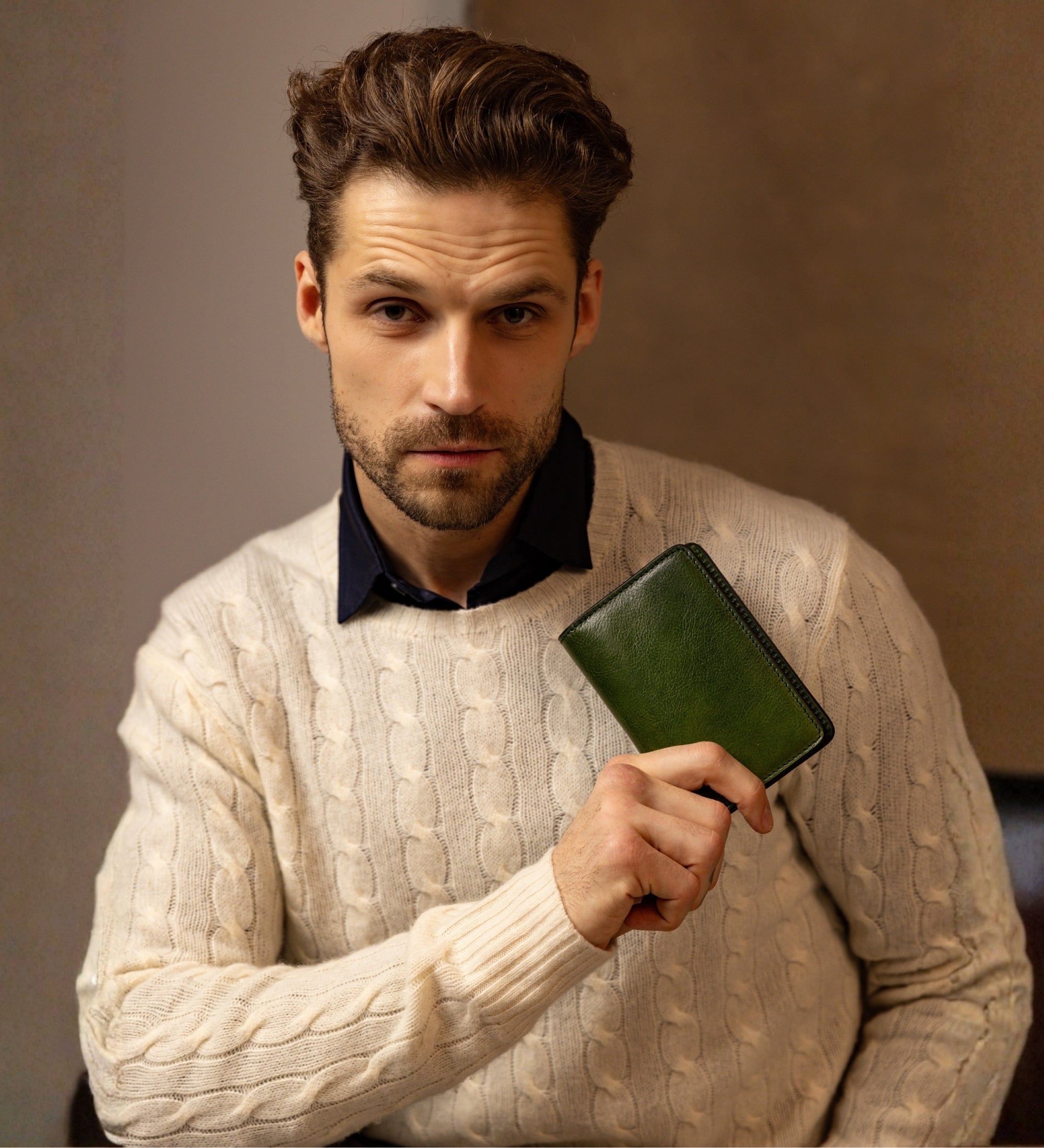 Porta passaporto piccolo in pelle - Gulliver's Travels