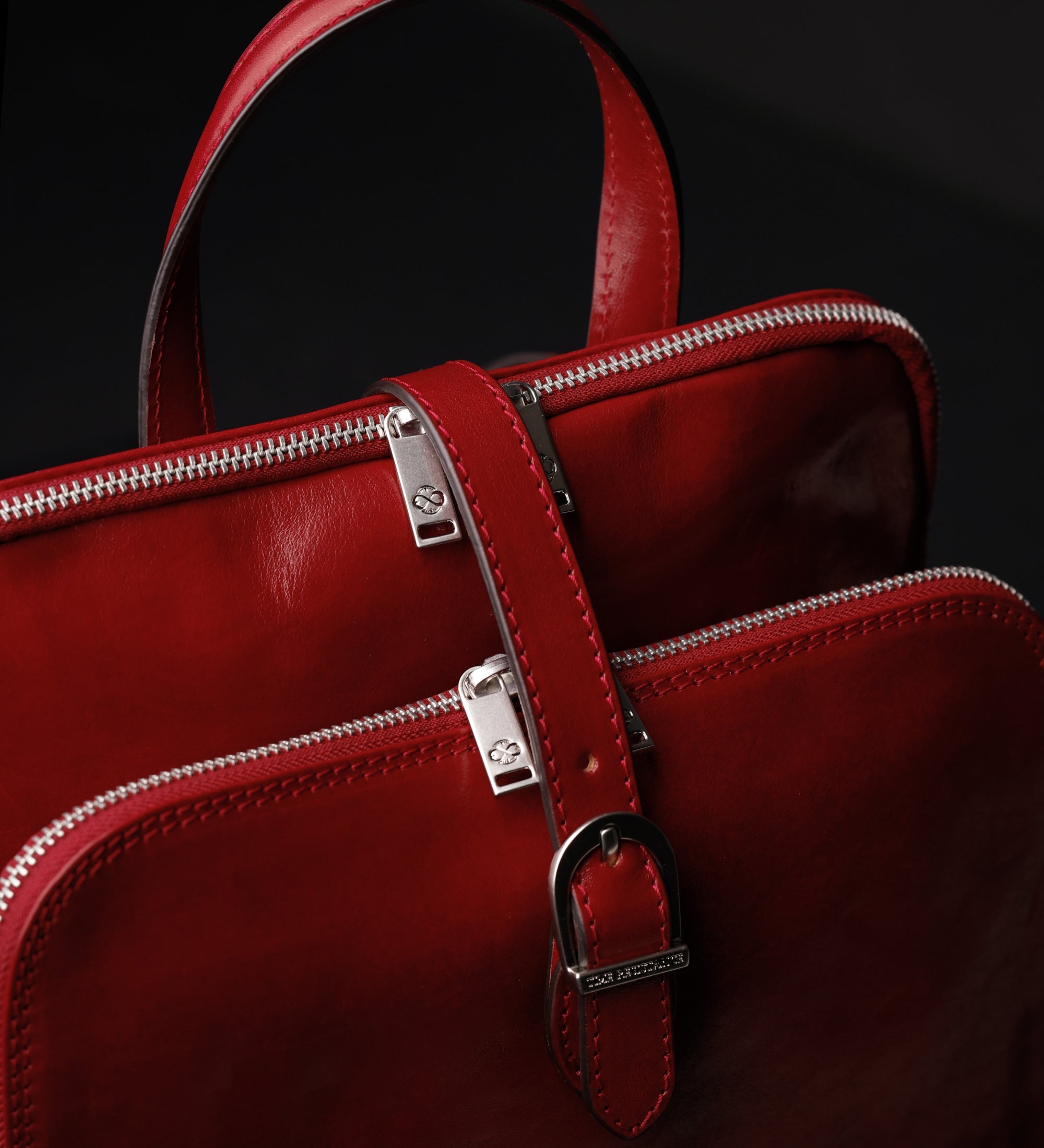 Zaino donna in pelle convertibile in borsa a spalla - Clarissa