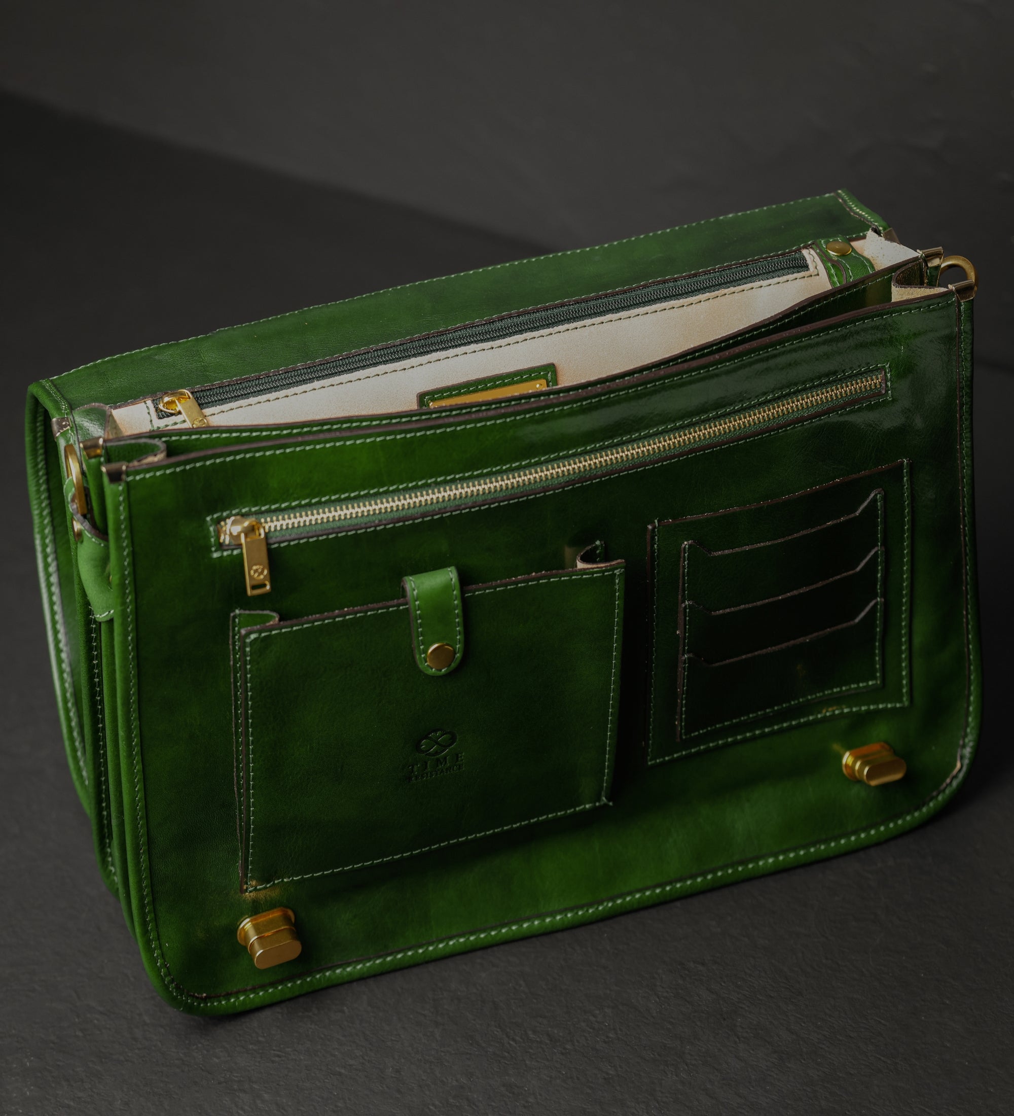 Cartella porta PC in pelle - Illusions