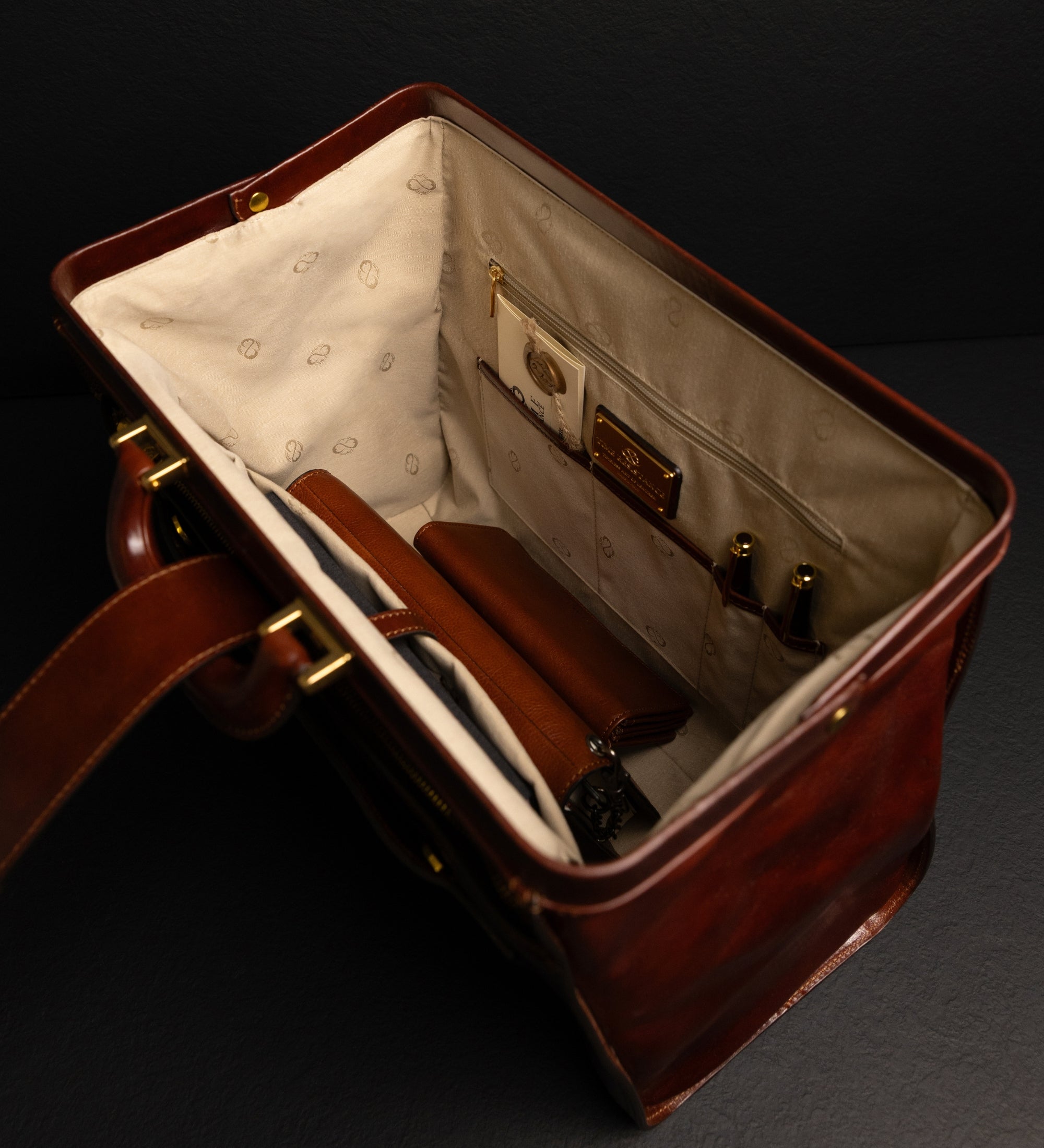 Borsa da medico grande in pelle - Mrs Dalloway