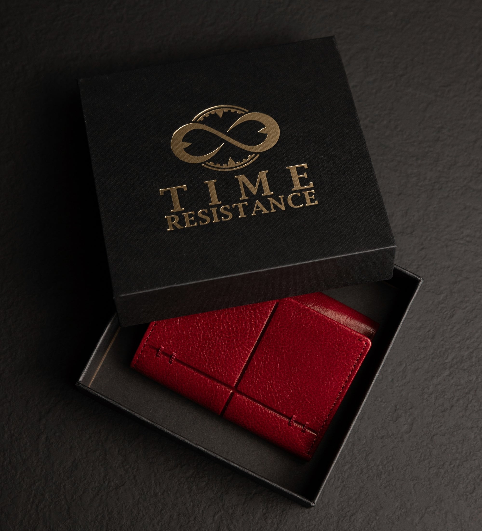 Portafoglio Trifold in Pelle - Red Harvest