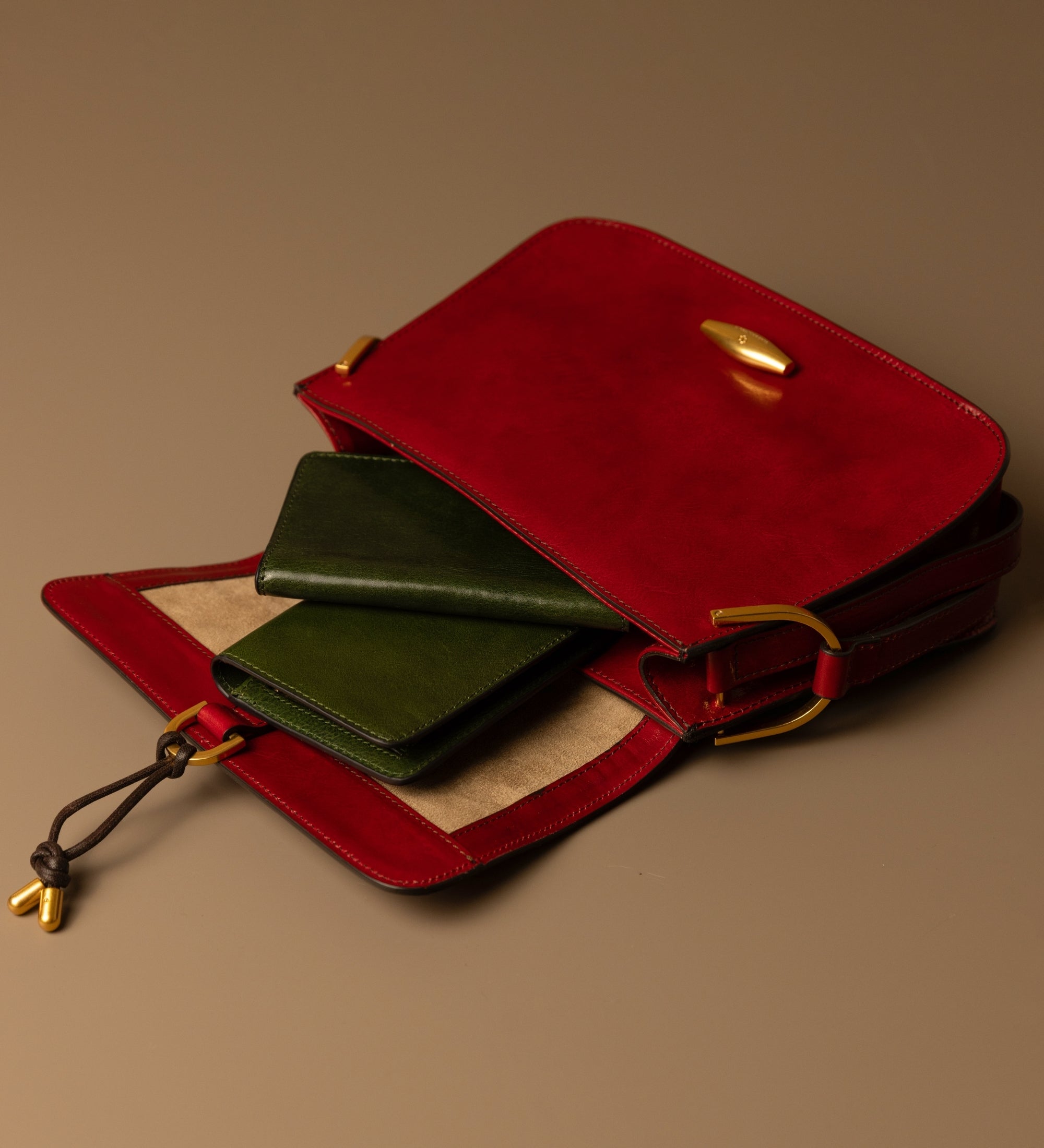 Borsa con patta in pelle da donna - Possession