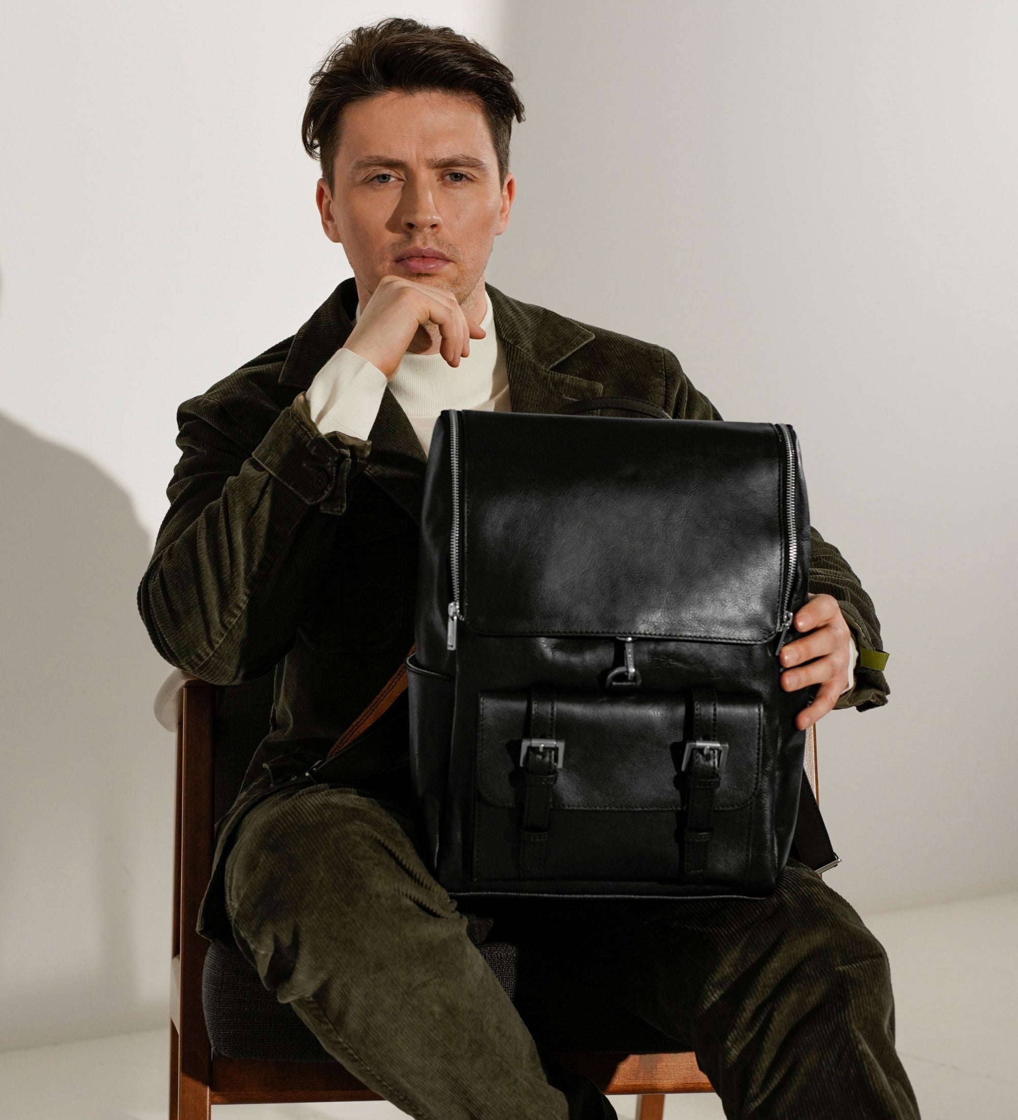 Zaino grande in pelle - The Odyssey