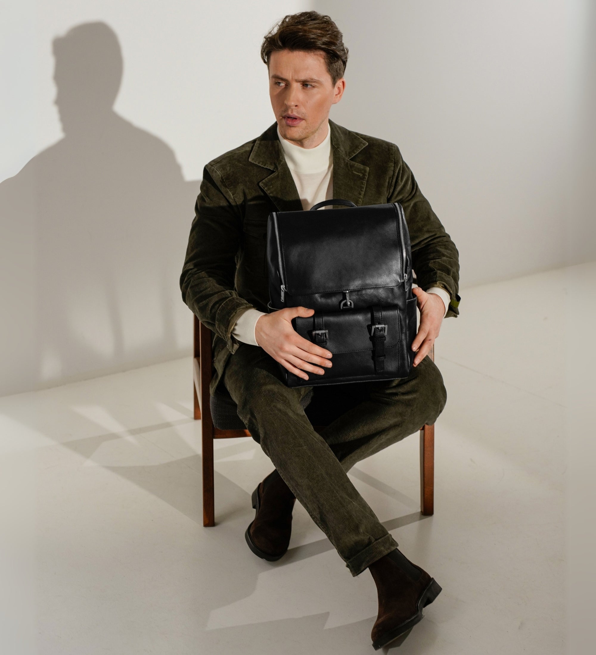 Zaino grande in pelle - The Odyssey