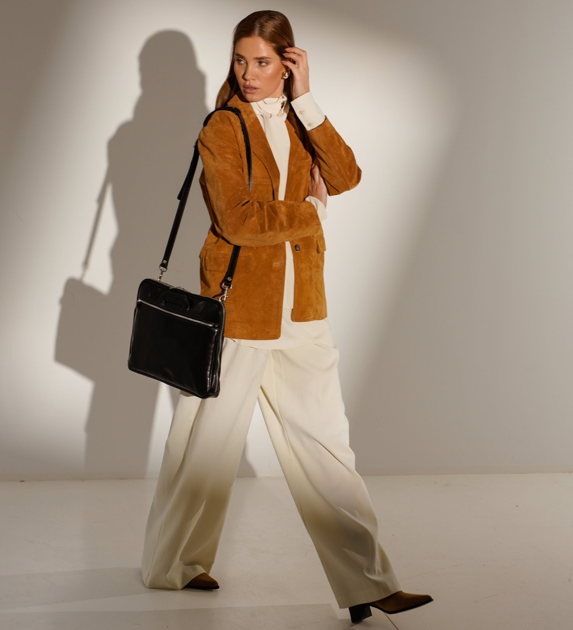 Cartella in pelle per PC donna - Brave New World