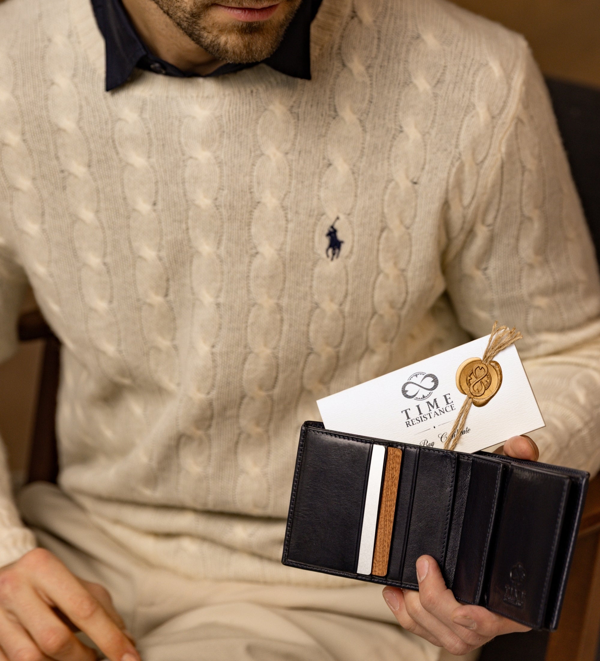 Portafoglio in pelle - Daniel