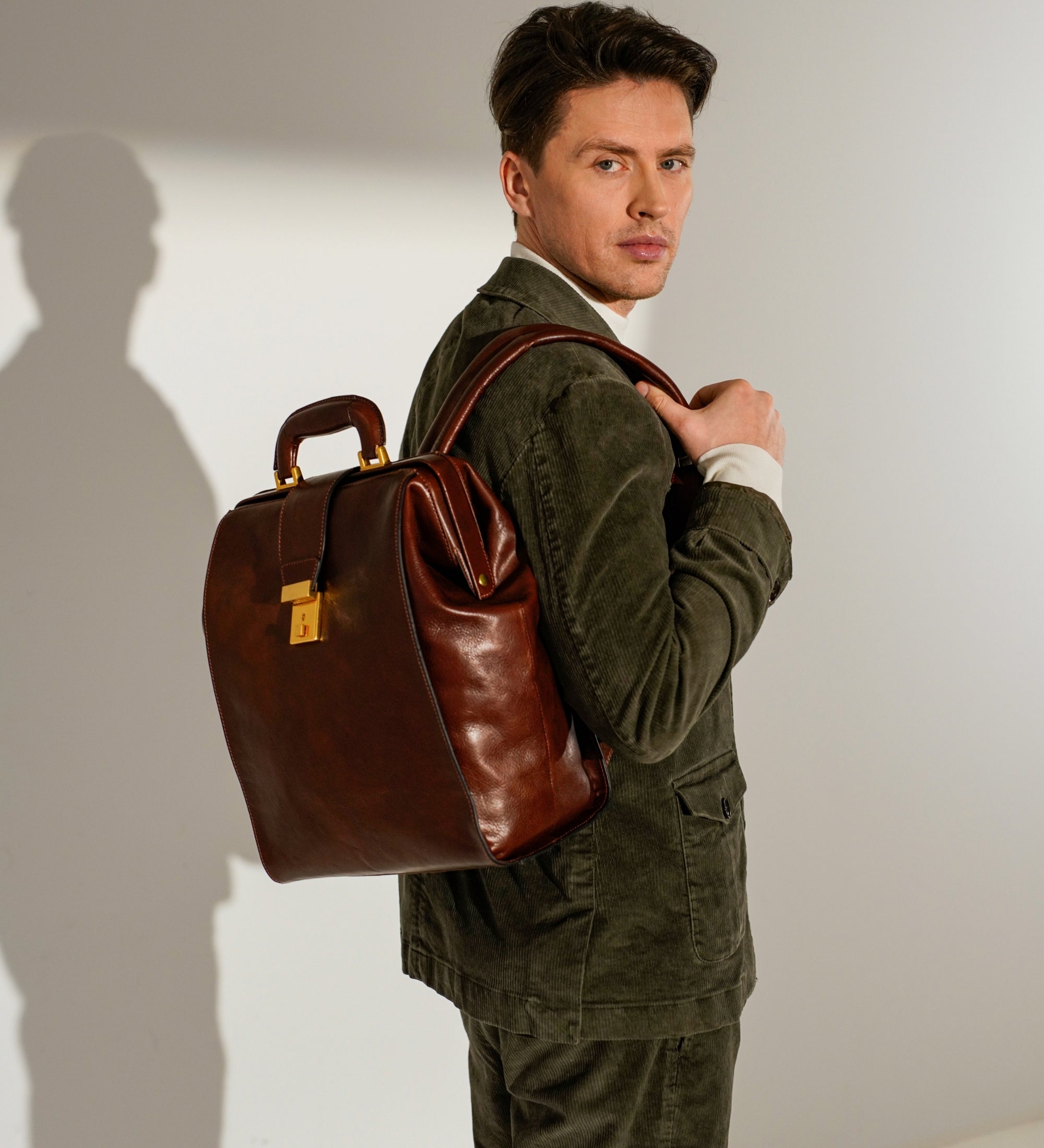 Zaino in pelle - A Brief Story of Time