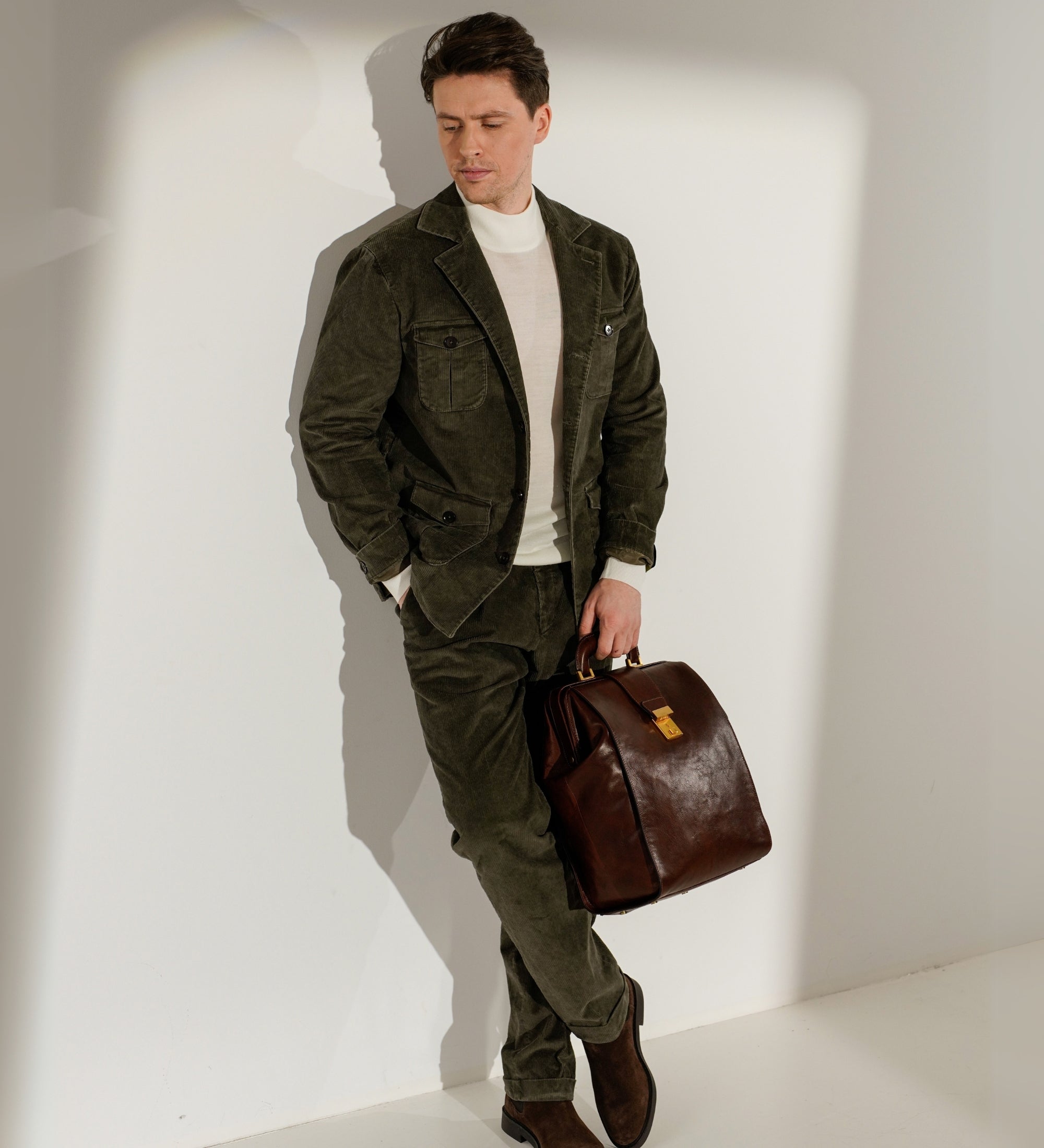 Zaino in pelle - A Brief Story of Time