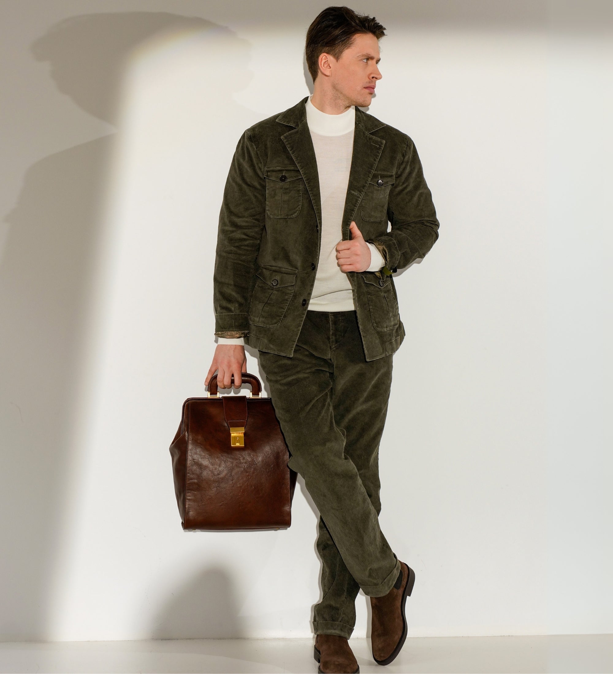 Zaino in pelle - A Brief Story of Time