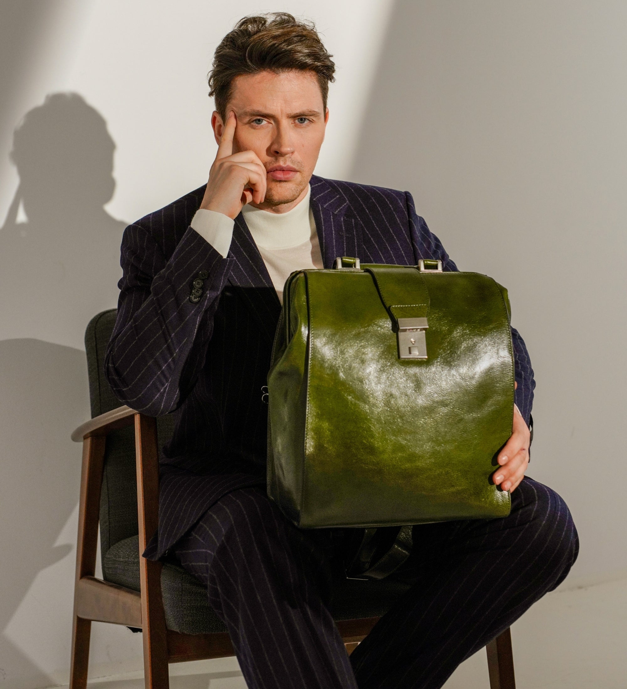 Zaino in pelle - A Brief Story of Time