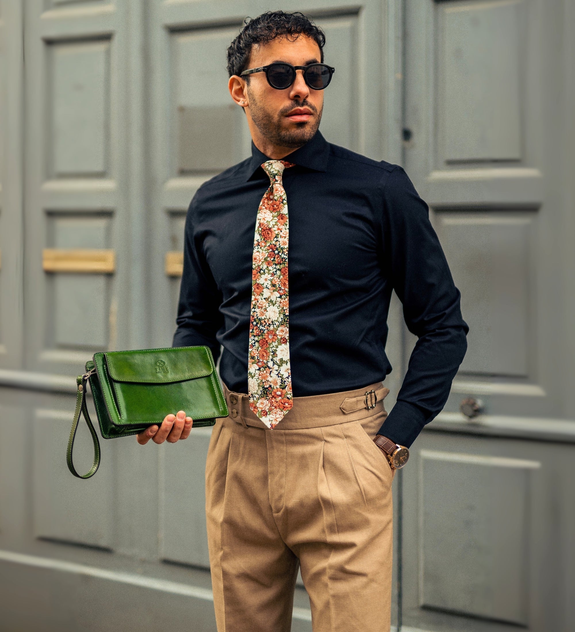 Pochette in pelle - Decameron